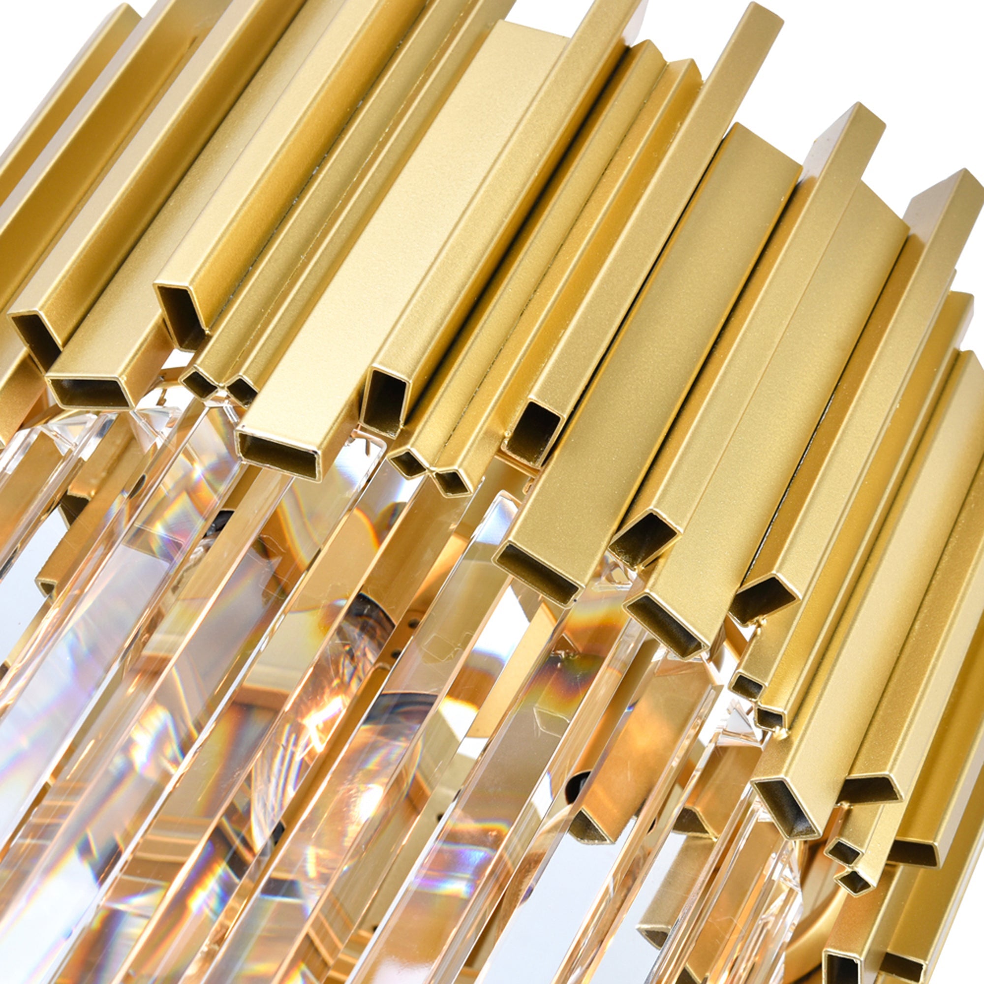 Deco 4 Light 12in Medallion Gold Mini Pendant - CWI Lighting