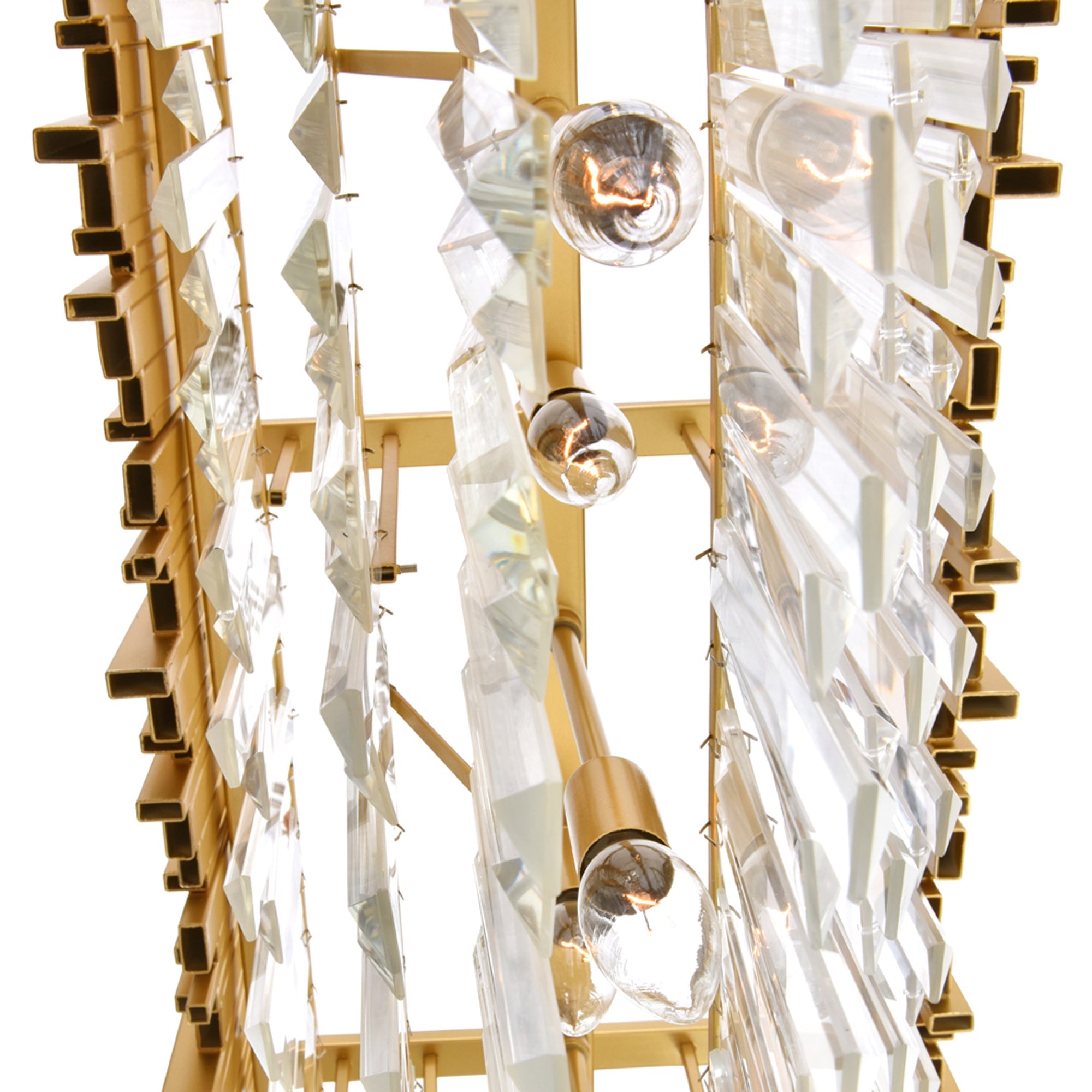 Deco 9 Light Medallion Gold Pool Table Light - CWI Lighting