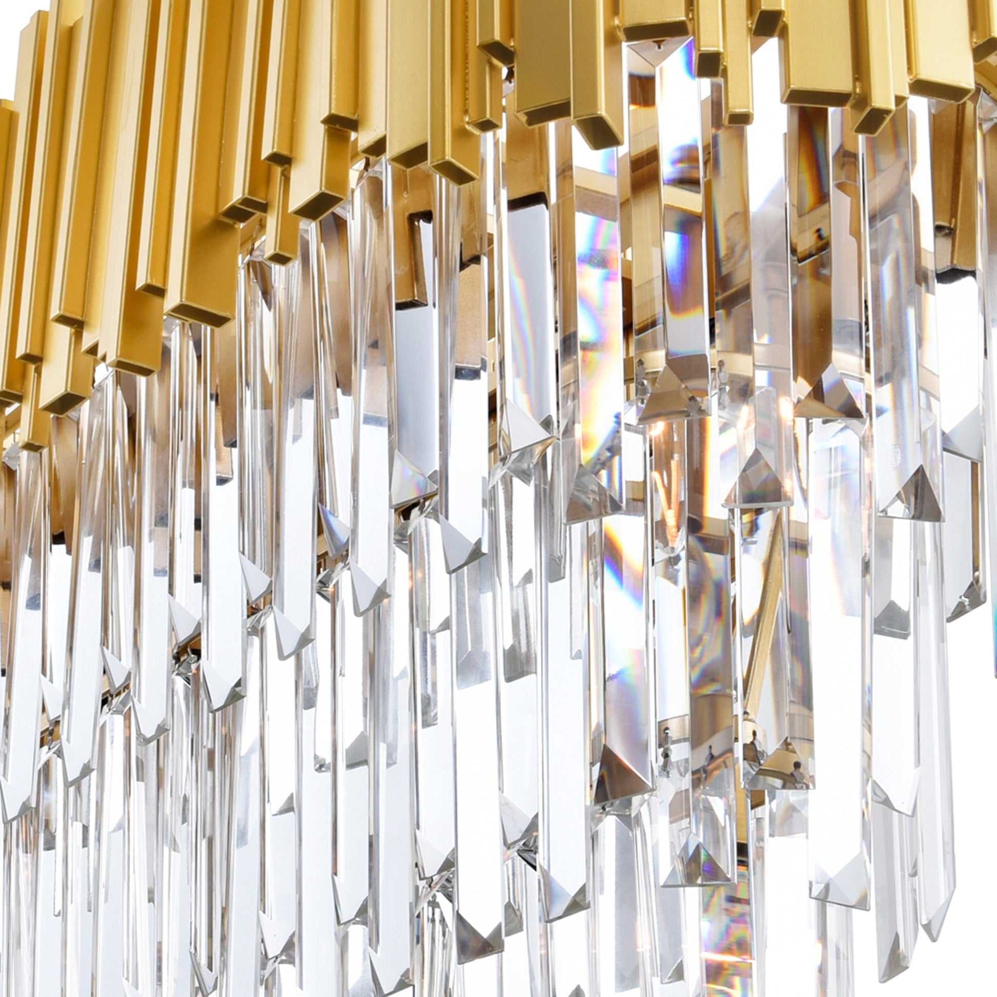 Deco 9 Light Medallion Gold Pool Table Light - CWI Lighting
