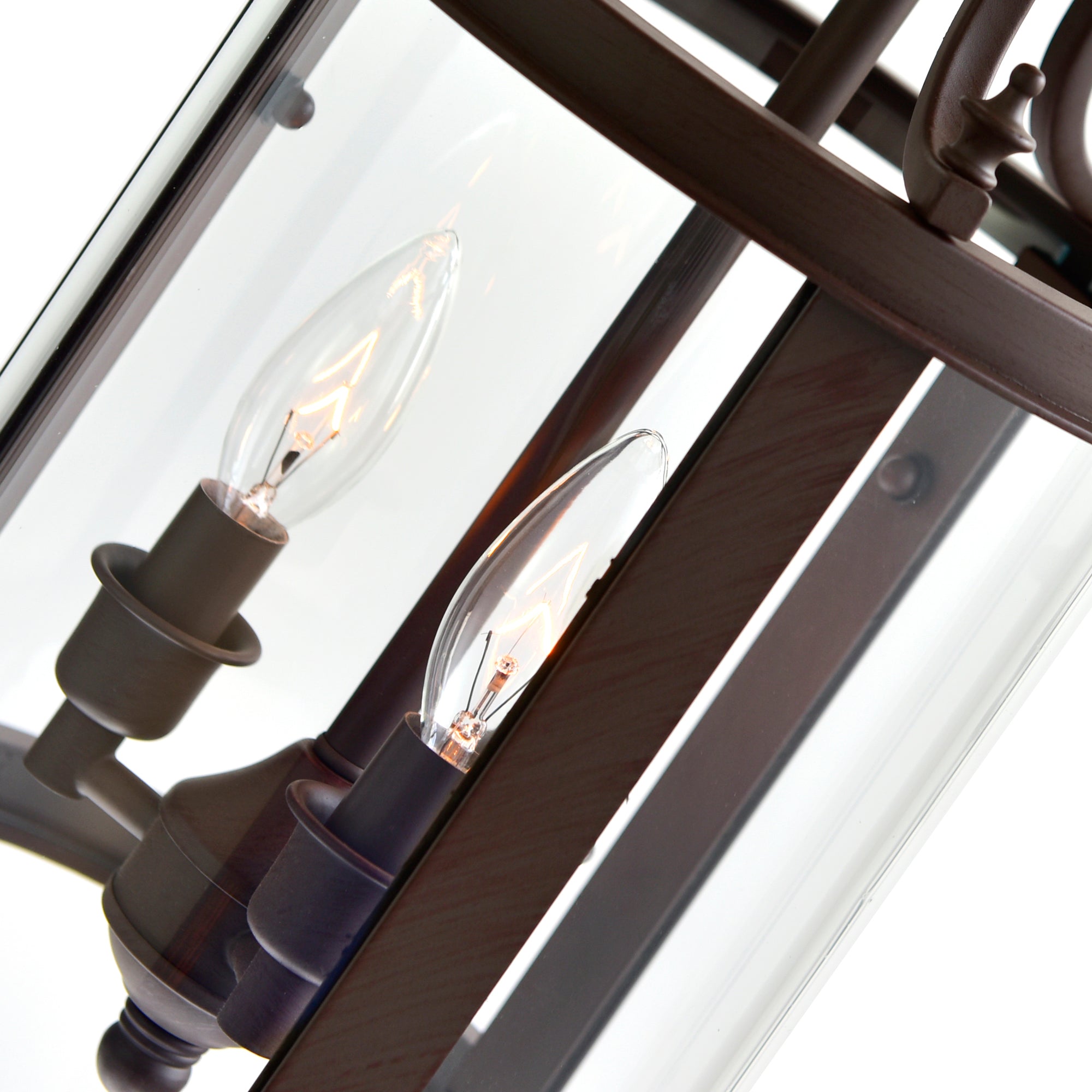 Desire 3 Light Oil Rubbed Bronze Drum Shade Mini Pendant - CWI Lighting