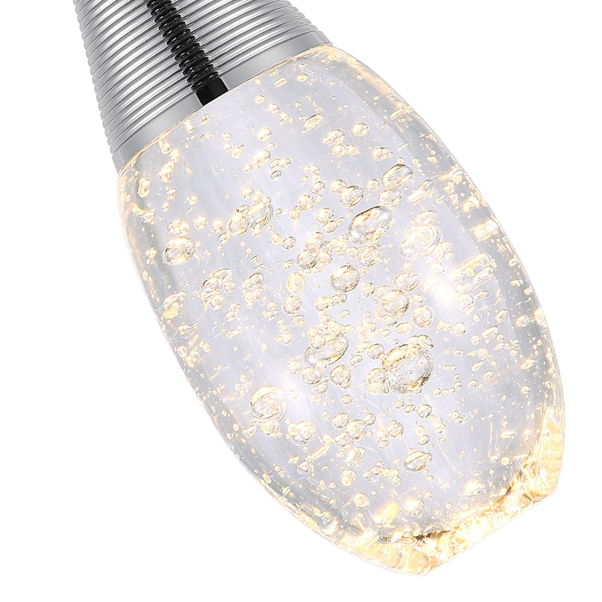 Dior LED Down Mini Pendant With Chrome Finish - CWI Lighting