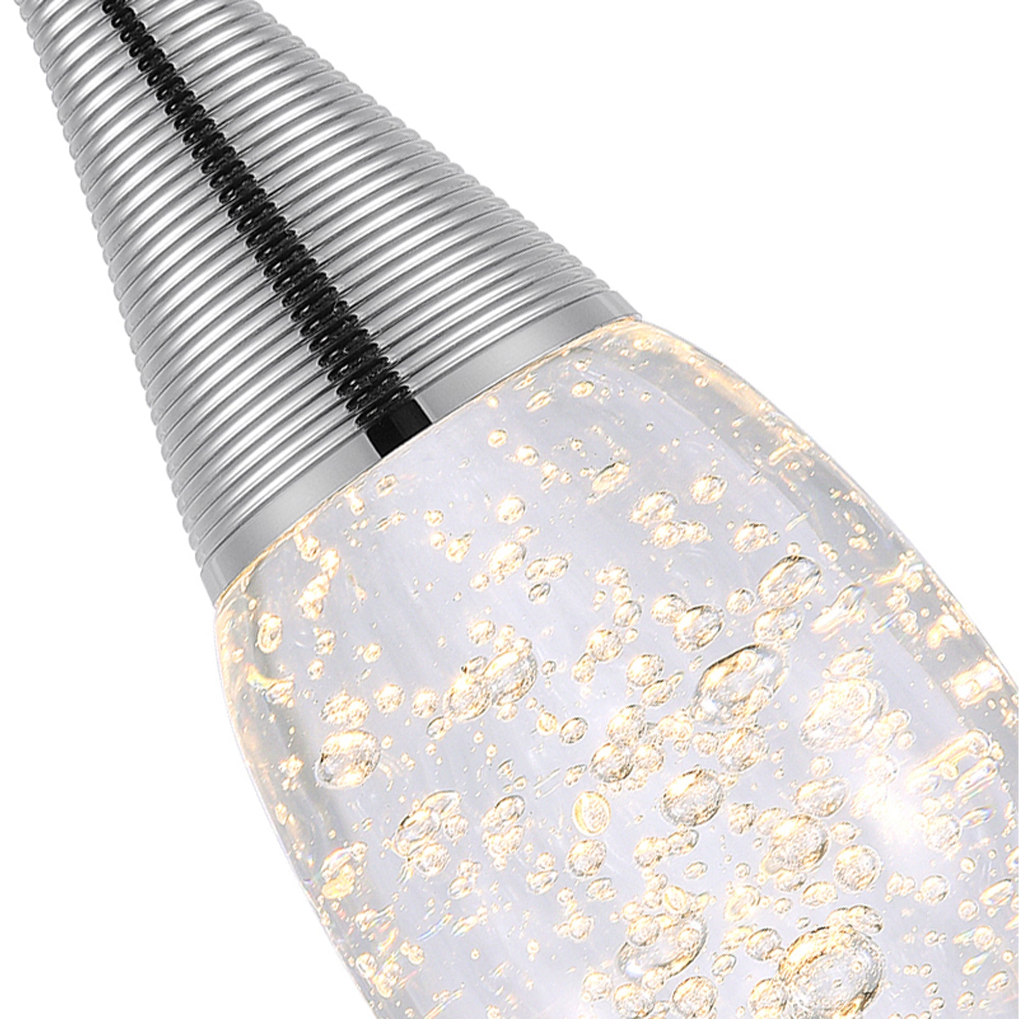 Dior LED Down Mini Pendant With Chrome Finish - CWI Lighting