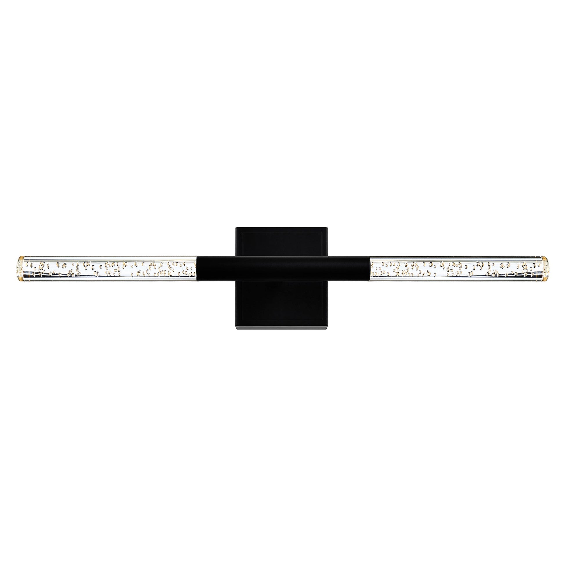 Dragonswatch Integrated LED 26in Black Vanity Light - CWI Lighting
