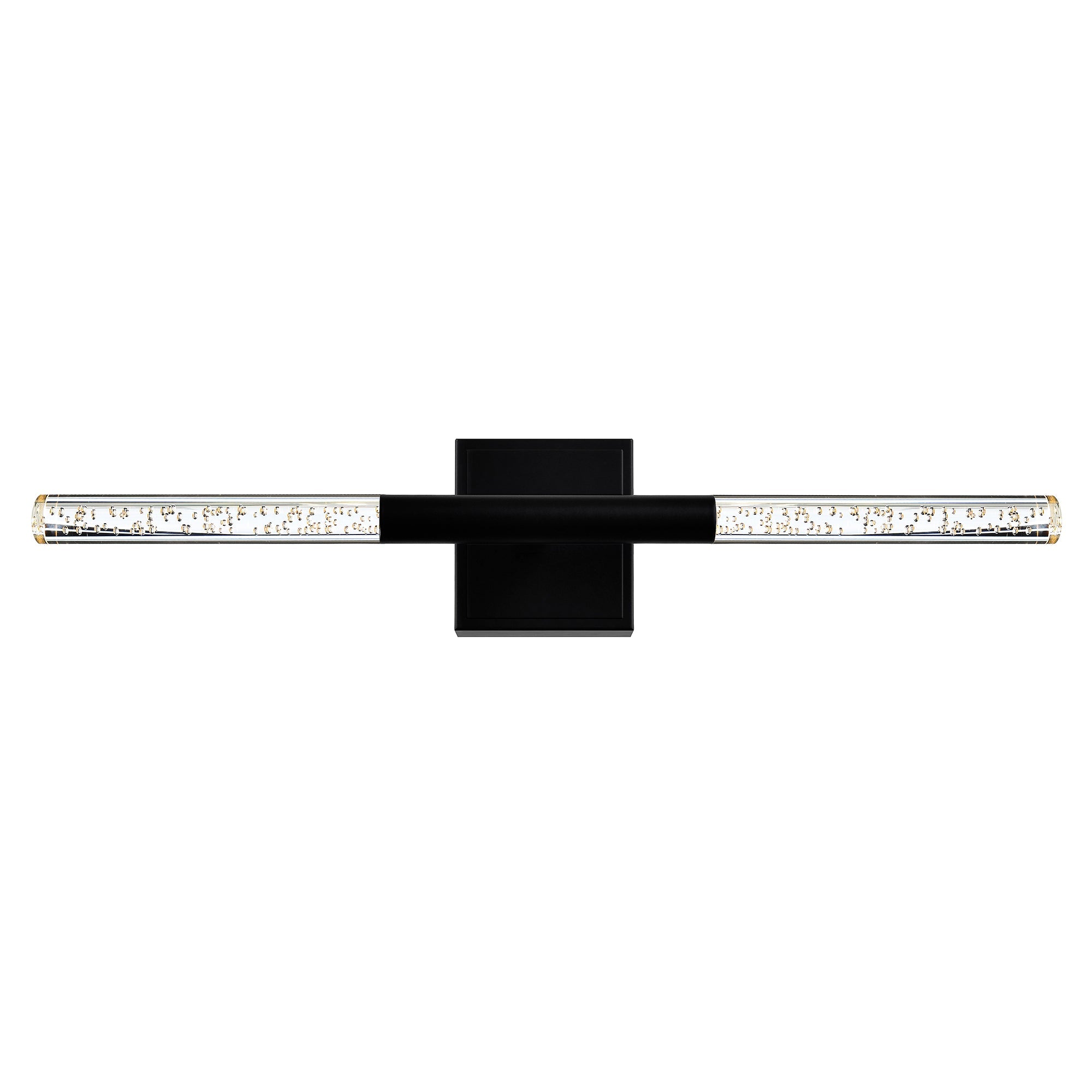 Dragonswatch Integrated LED 26in Black Vanity Light - CWI Lighting