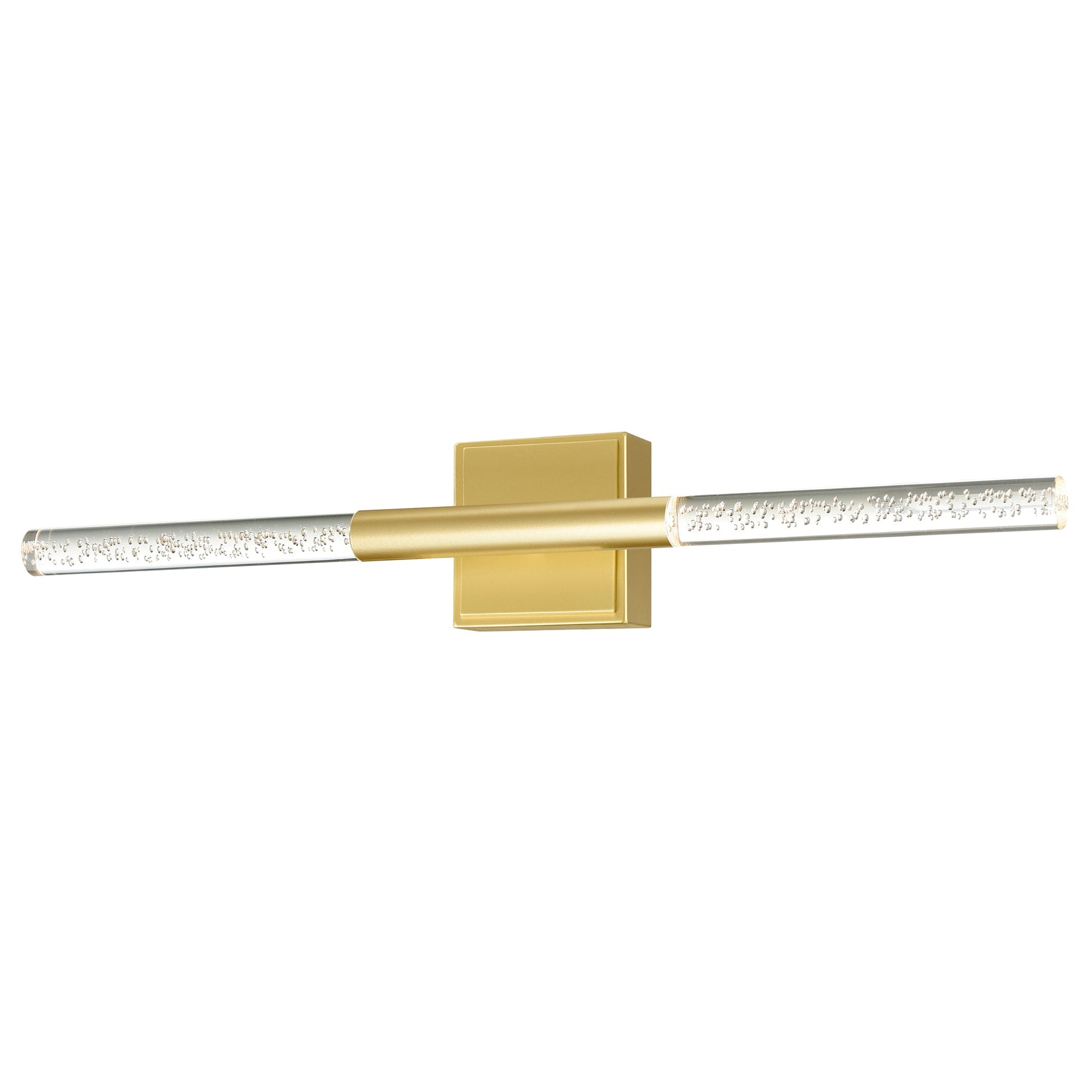Dragonswatch Integrated LED 26in Satin Gold Vanity Light - CWI Lighting
