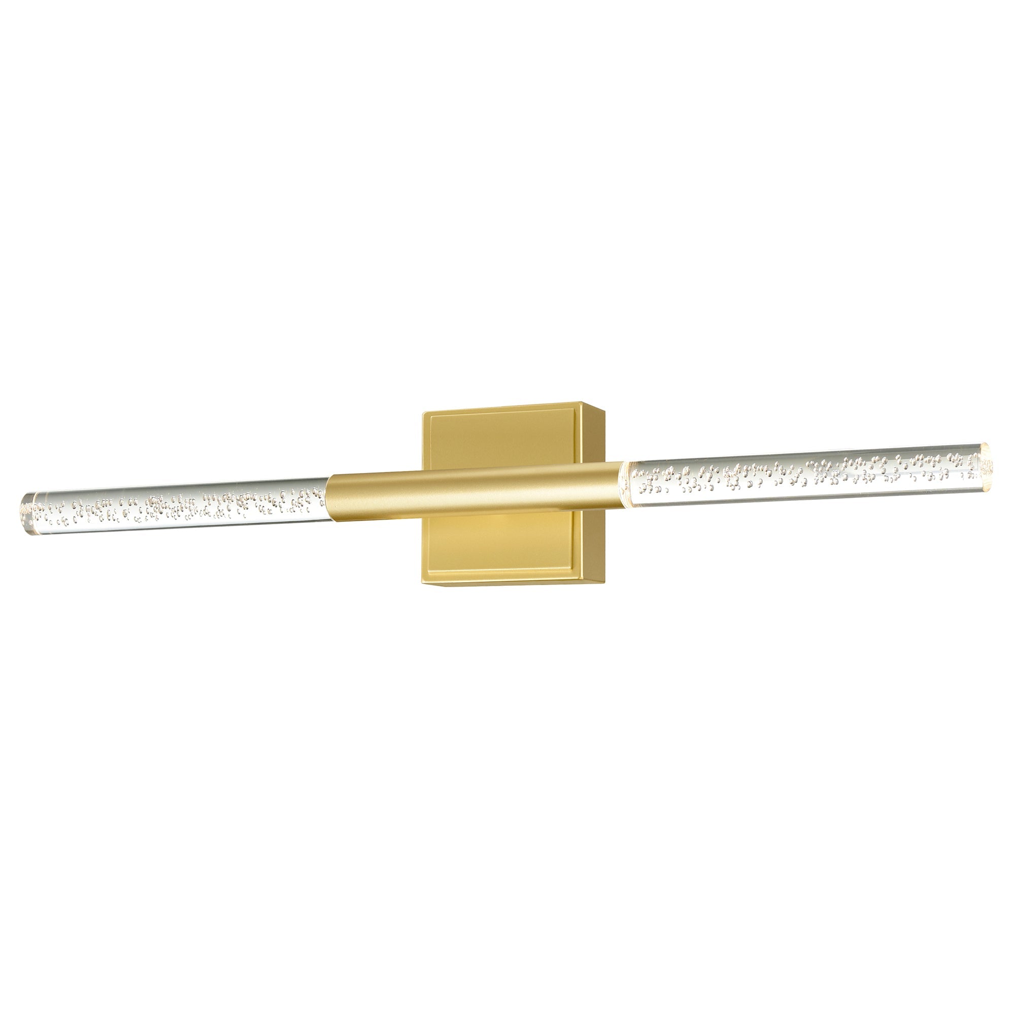 Dragonswatch Integrated LED 26in Satin Gold Vanity Light - CWI Lighting