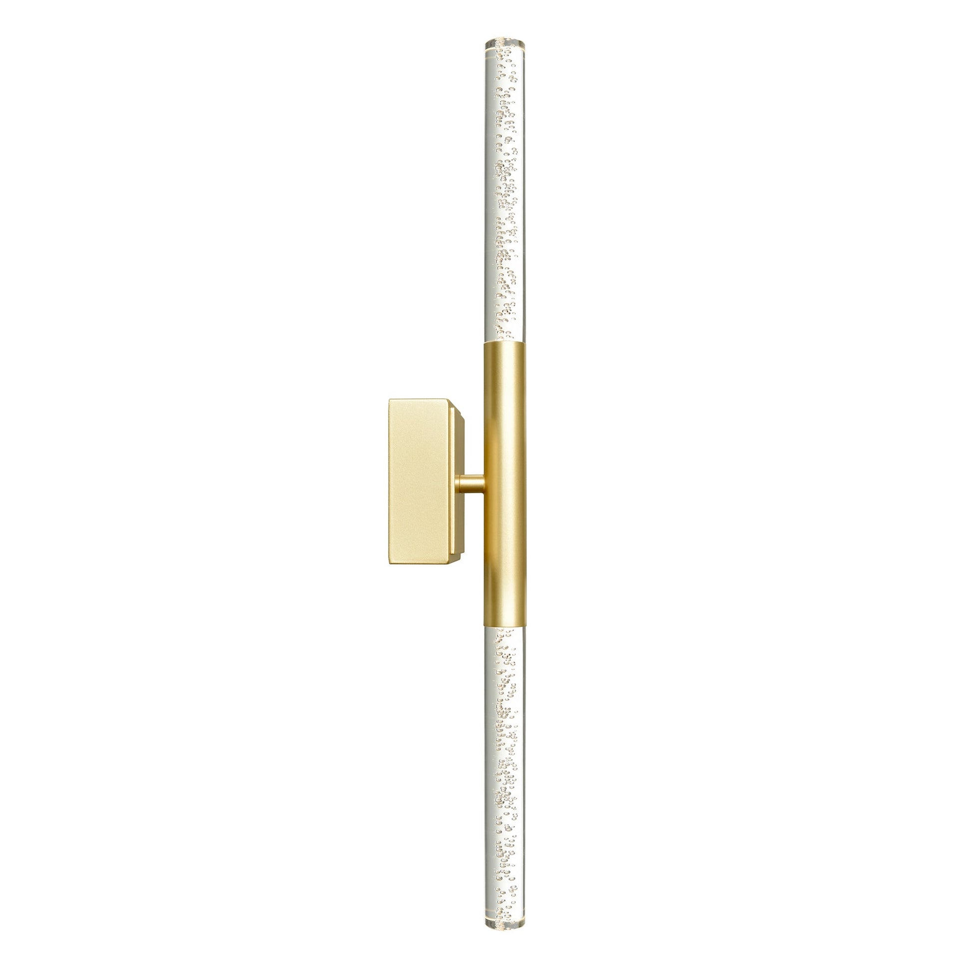 Dragonswatch Integrated LED 26in Satin Gold Vanity Light - CWI Lighting