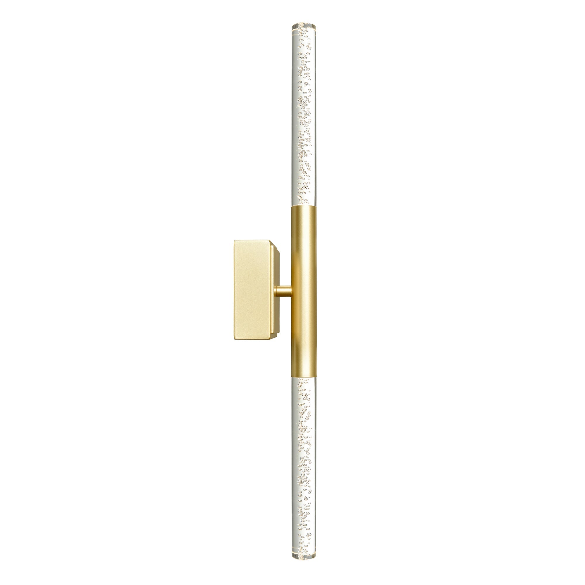 Dragonswatch Integrated LED 26in Satin Gold Vanity Light - CWI Lighting
