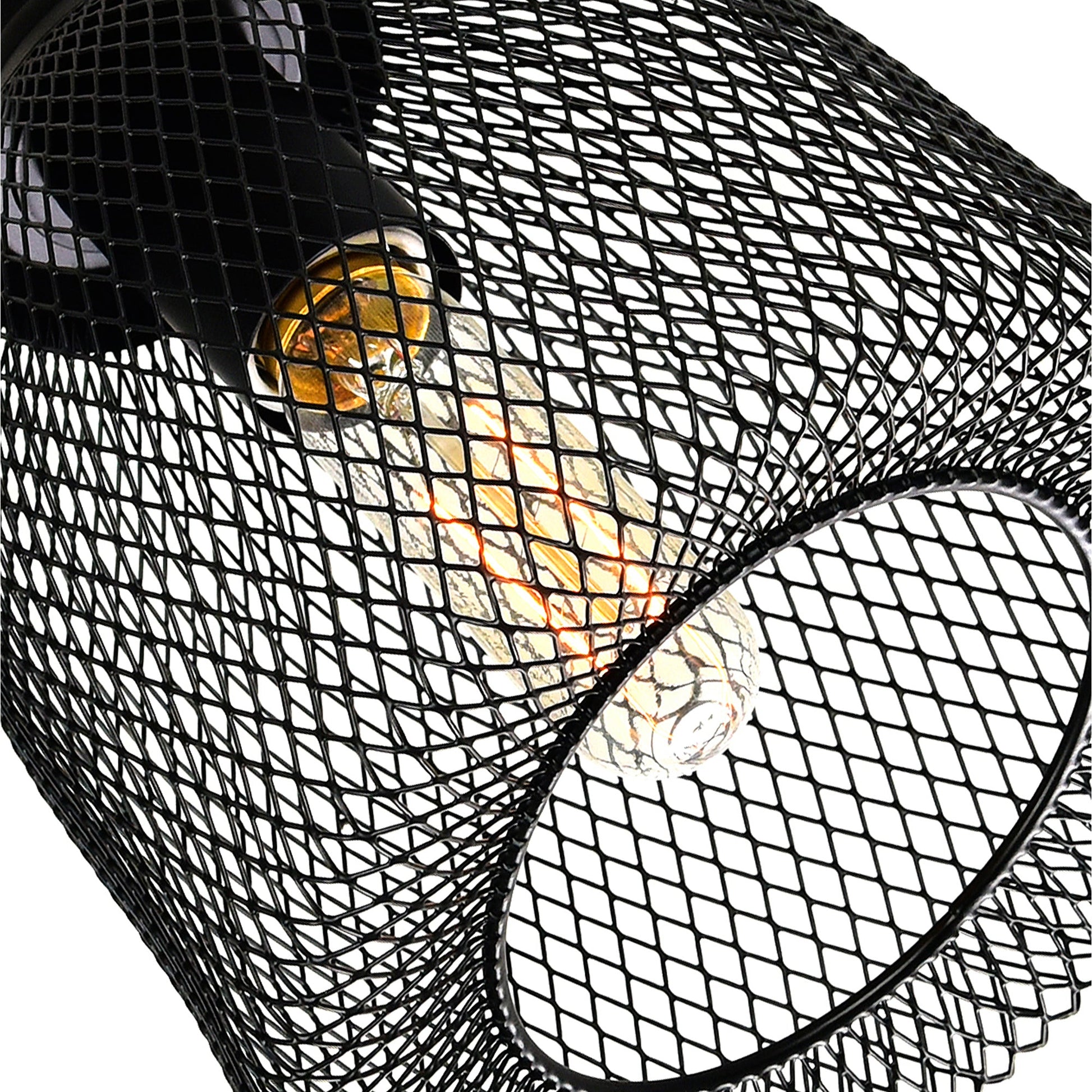 Drea 1 Light Black Down Mini Pendant - CWI Lighting