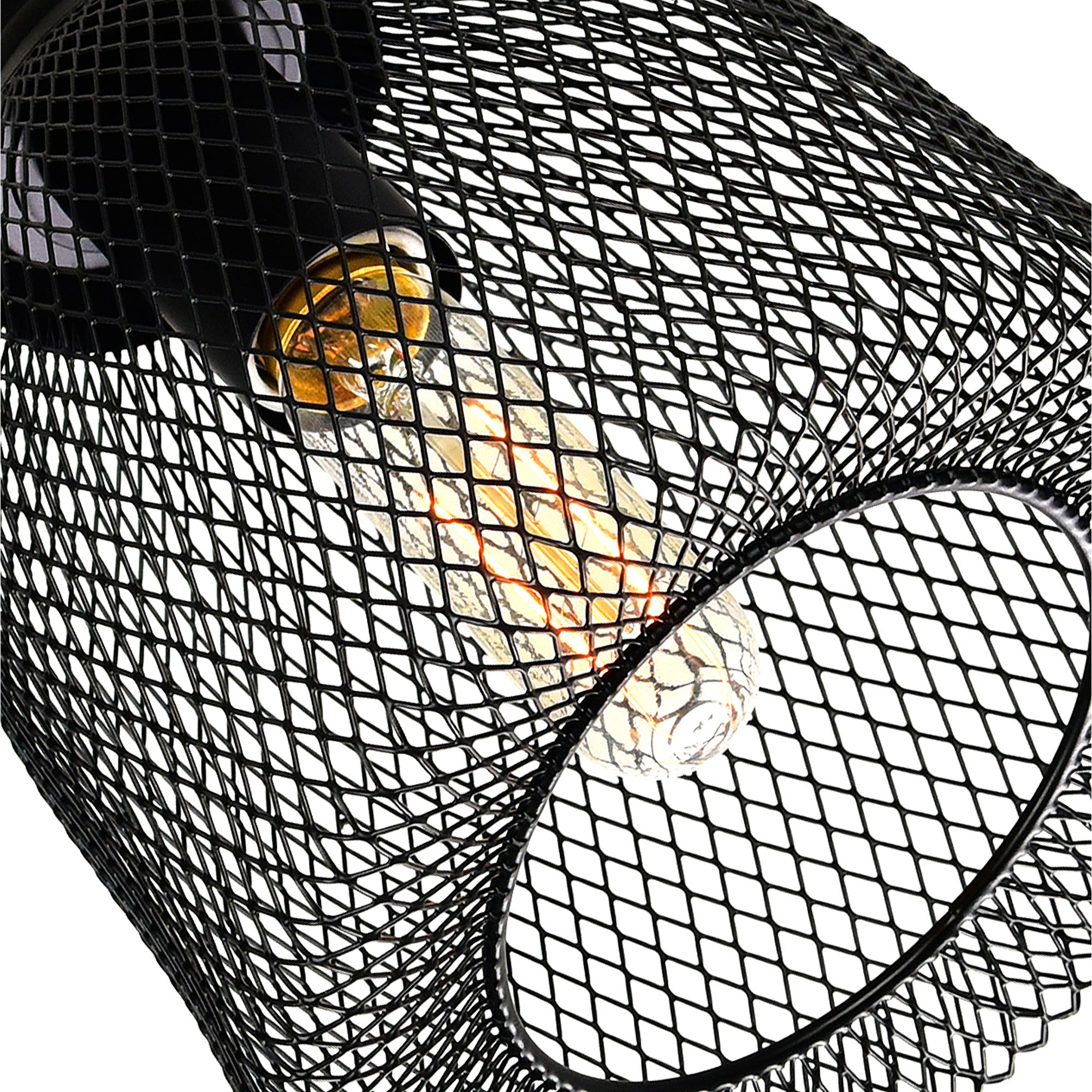 Drea 1 Light Black Down Mini Pendant - CWI Lighting