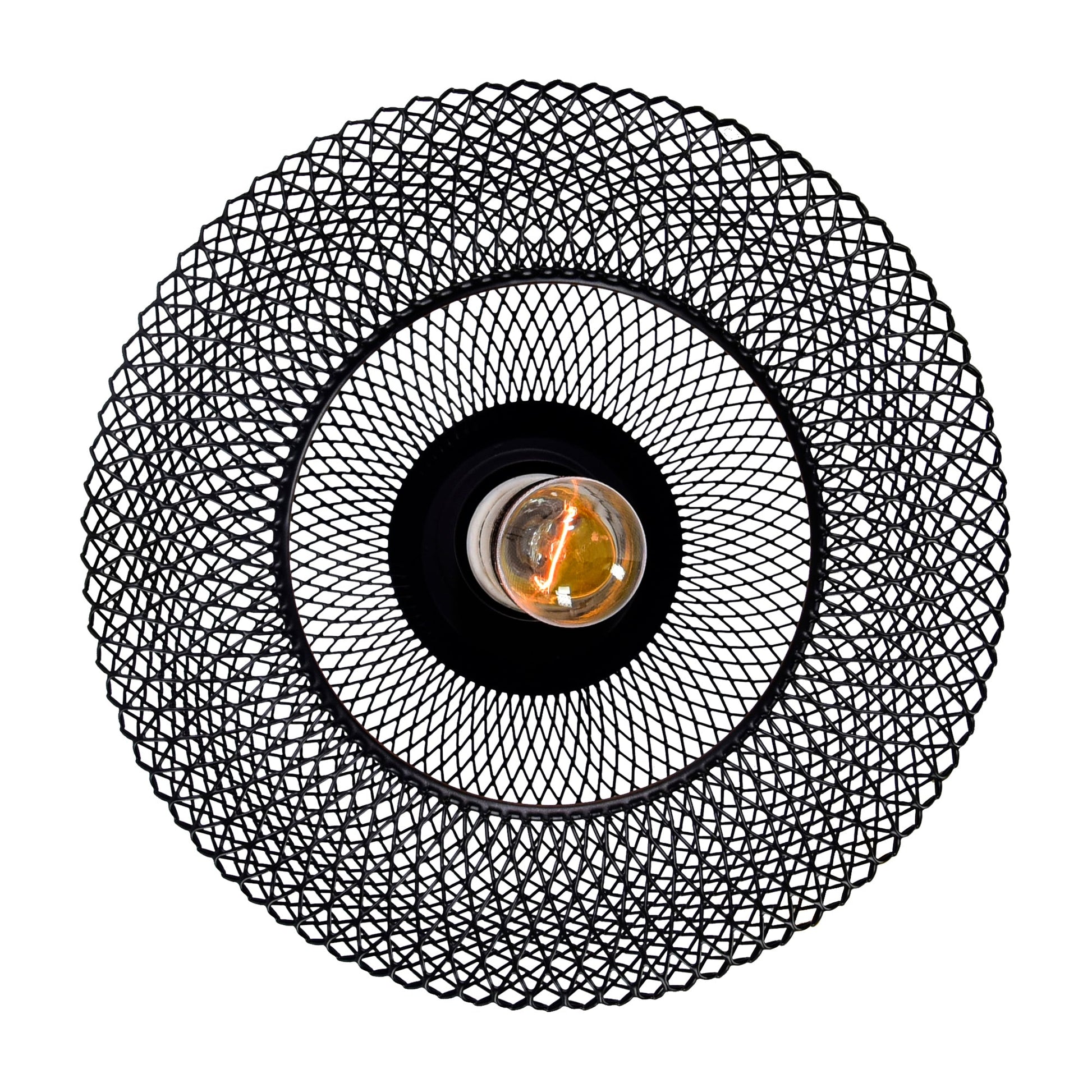 Drea 1 Light Black Down Mini Pendant - CWI Lighting