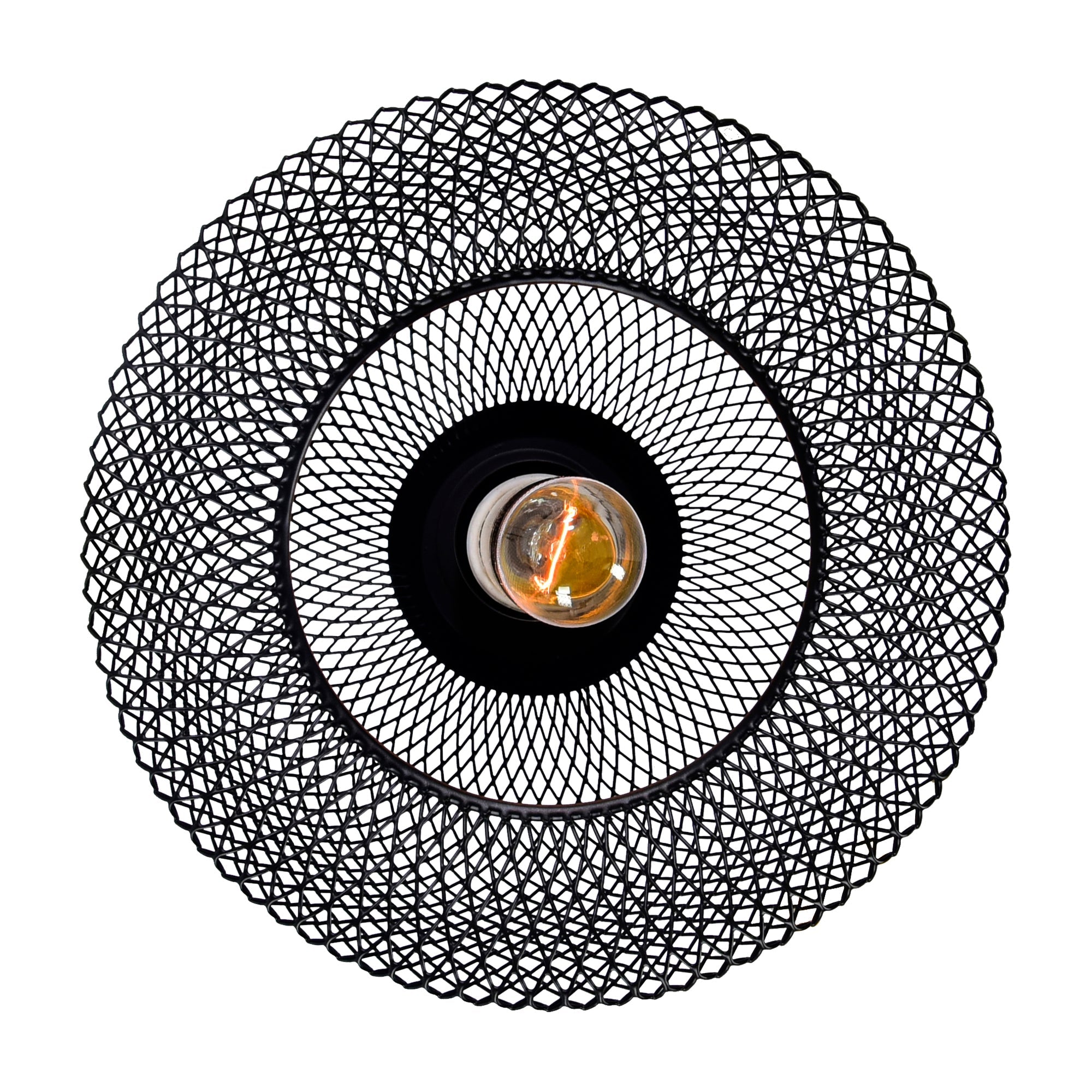 Drea 1 Light Black Down Mini Pendant - CWI Lighting