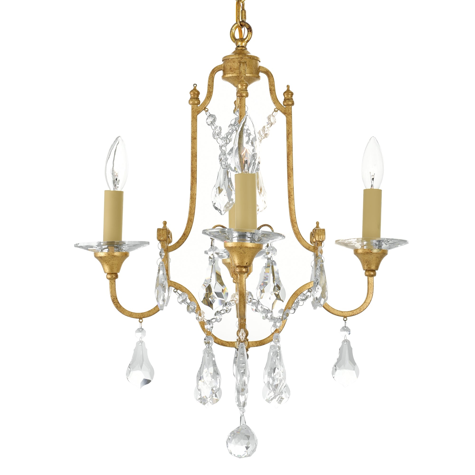 Electra 4 Light 17in Oxidized Bronze Chandelier - CWI Lighting