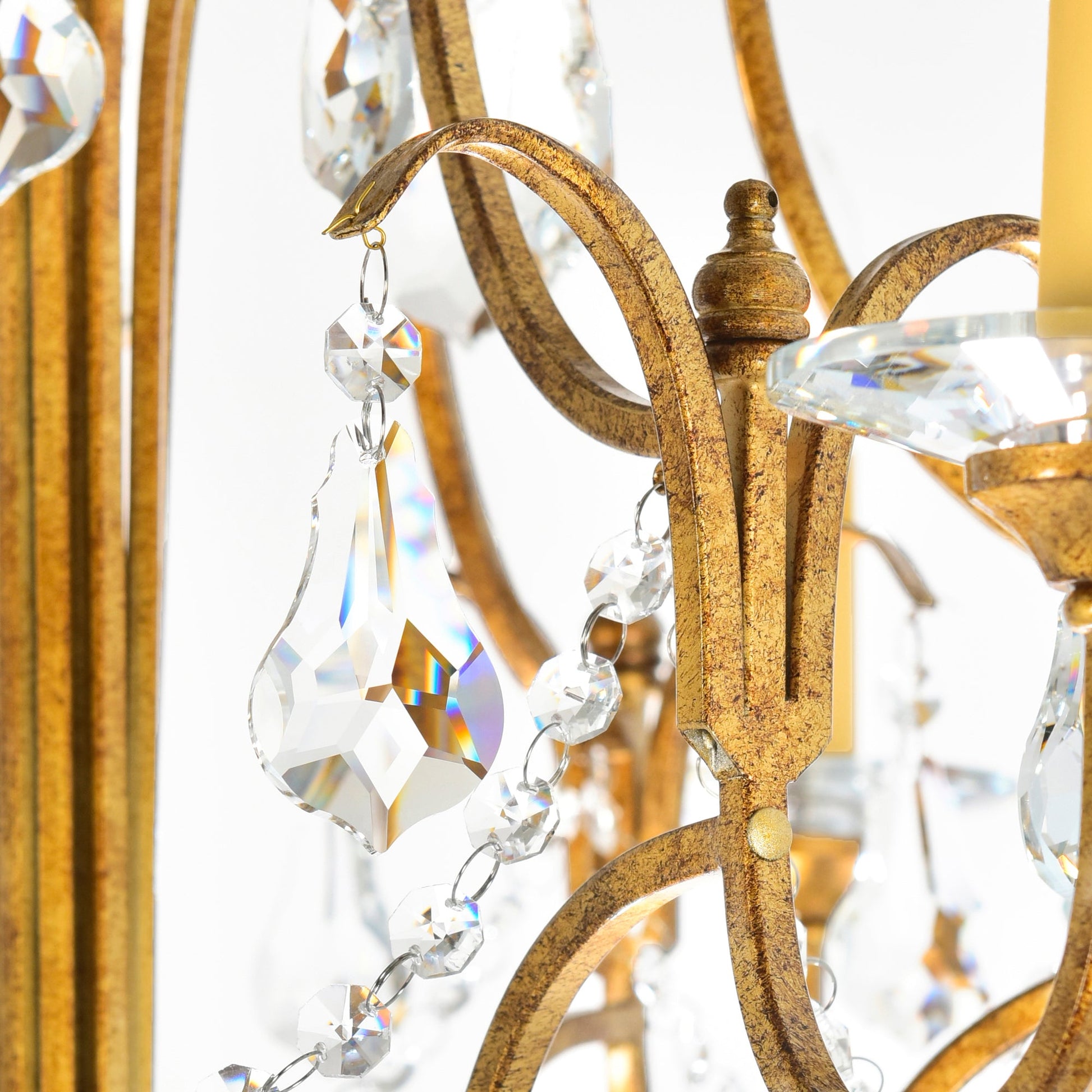 Electra 6 Light 28in Oxidized Bronze Chandelier - CWI Lighting