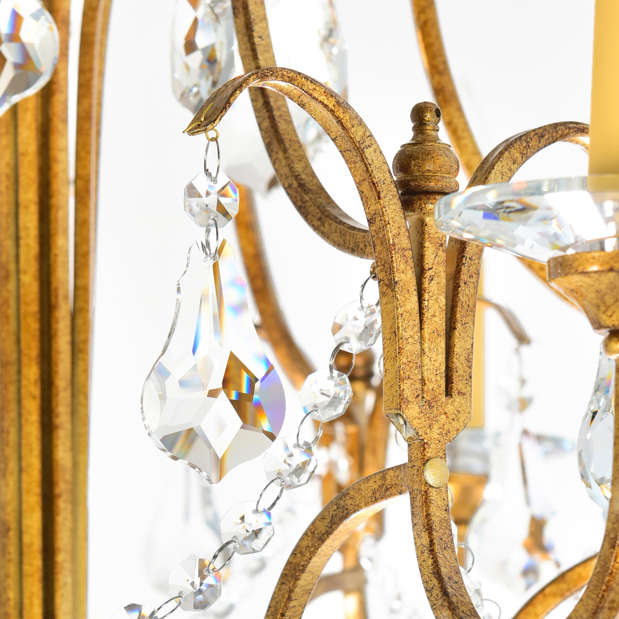 Electra 6 Light 28in Oxidized Bronze Chandelier - CWI Lighting