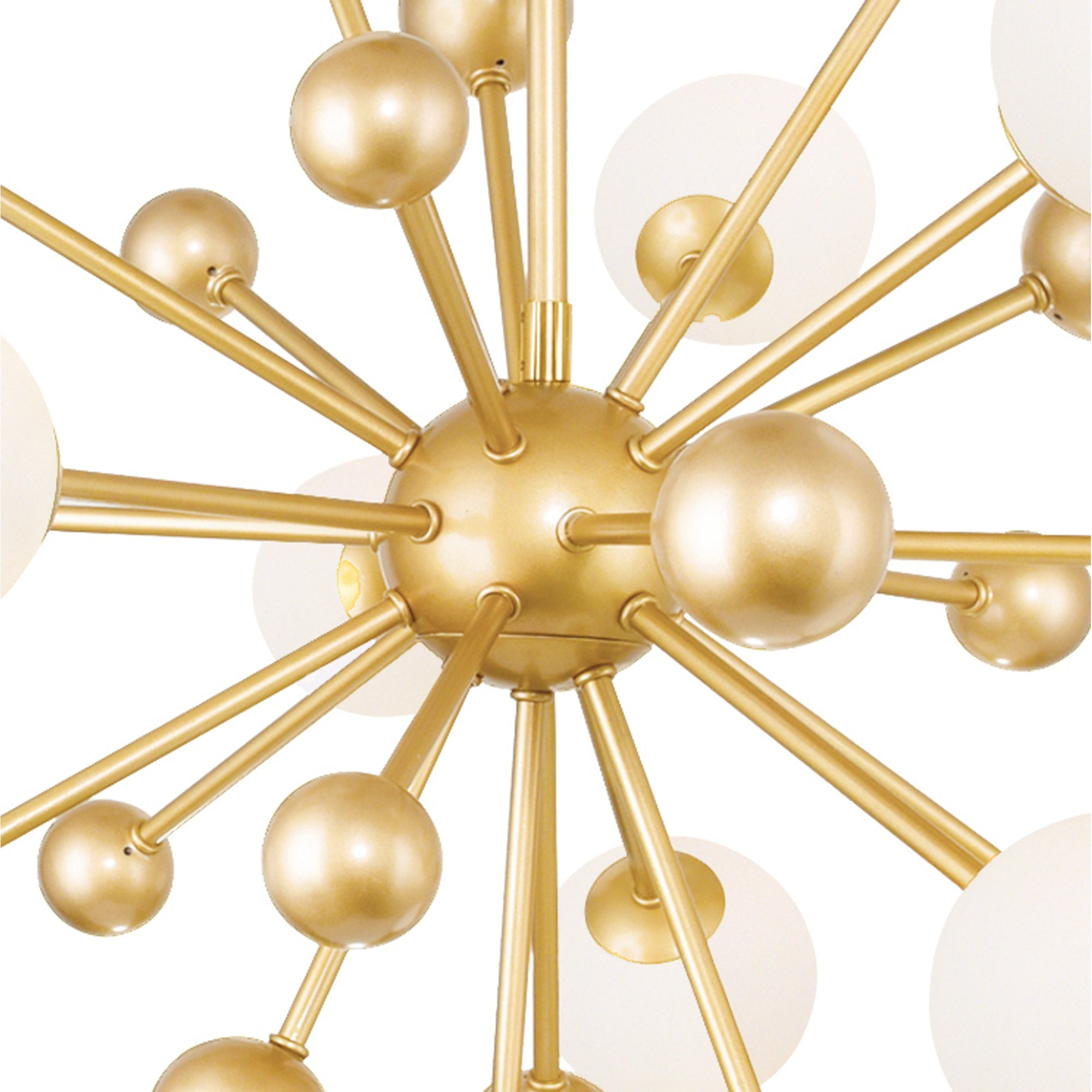 Element 11 Light 24in Sun Gold Chandelier - CWI Lighting
