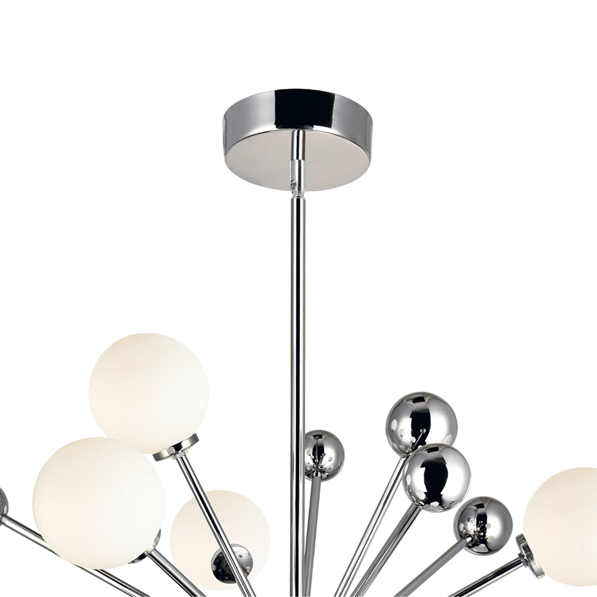 Element 11 Light Chandelier With Polished Nickel Finish - CWI Lighting
