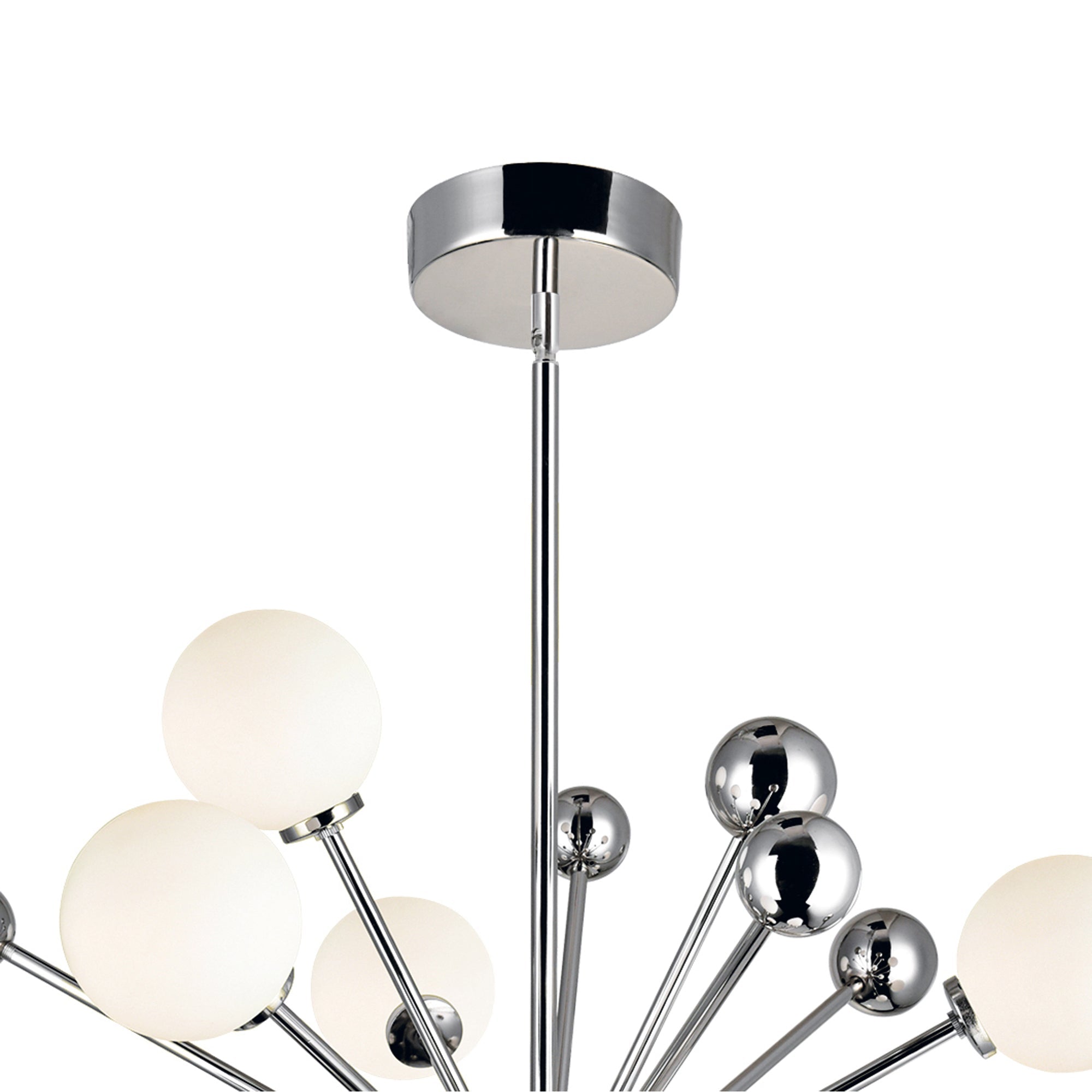 Element 11 Light Chandelier With Polished Nickel Finish - CWI Lighting