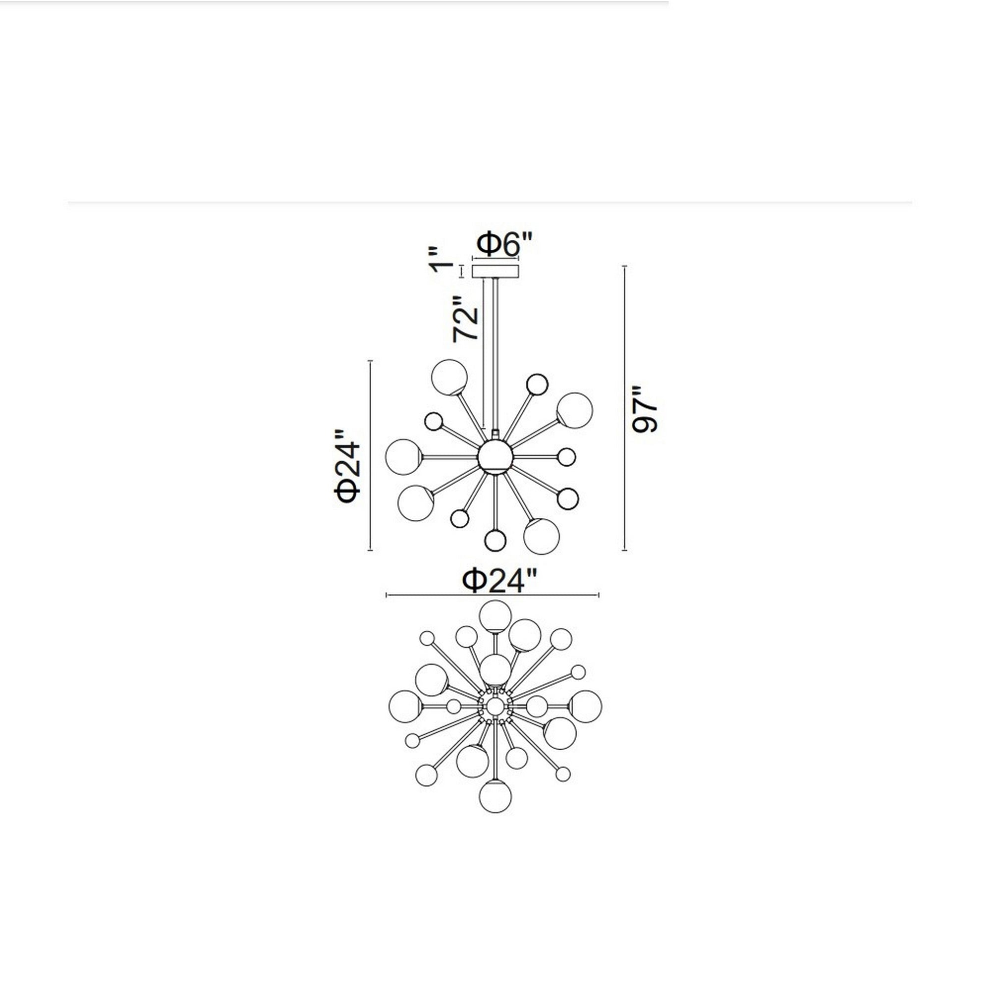 Element 11 Light Chandelier With Polished Nickel Finish - CWI Lighting