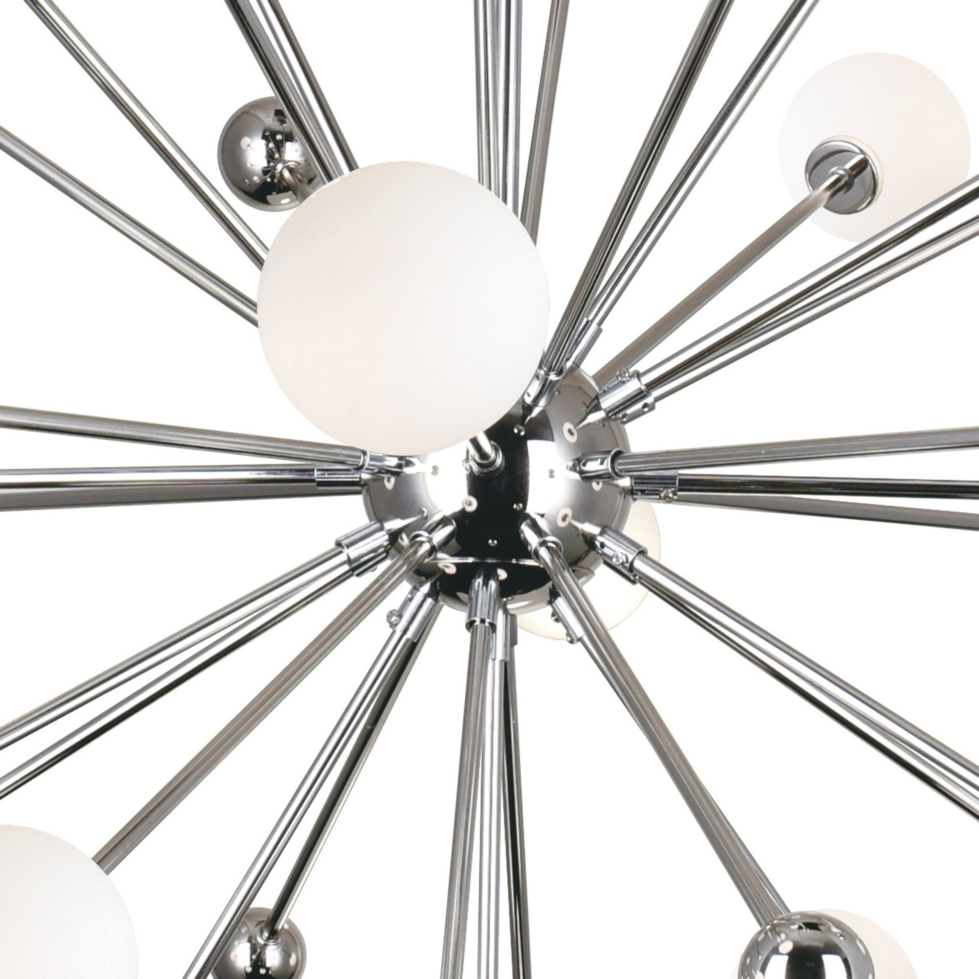 Element 17 Light Chandelier With Polished Nickel Finish - CWI Lighting