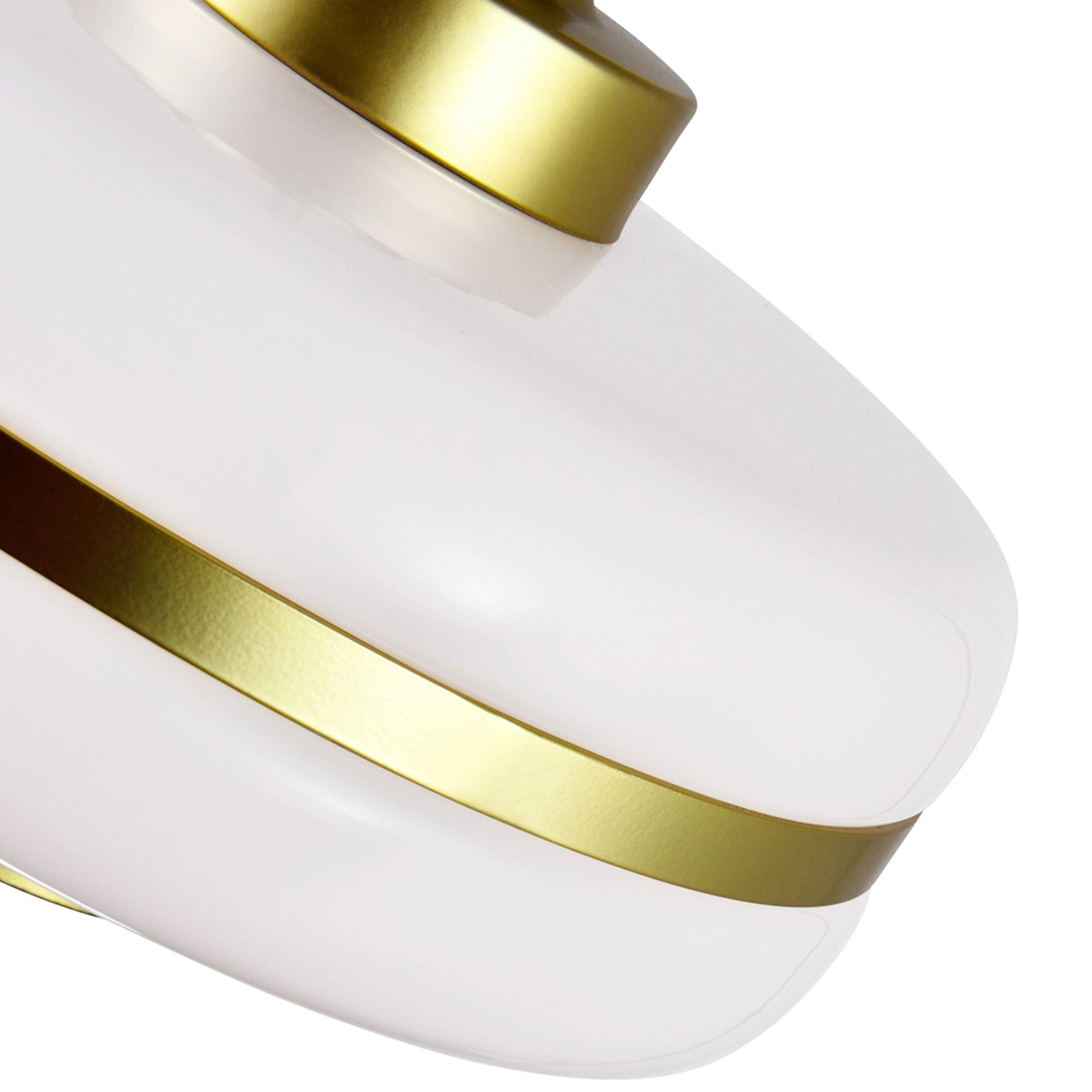 Elementary 1 Light Down Pendant With Pearl Gold Finish - CWI Lighting