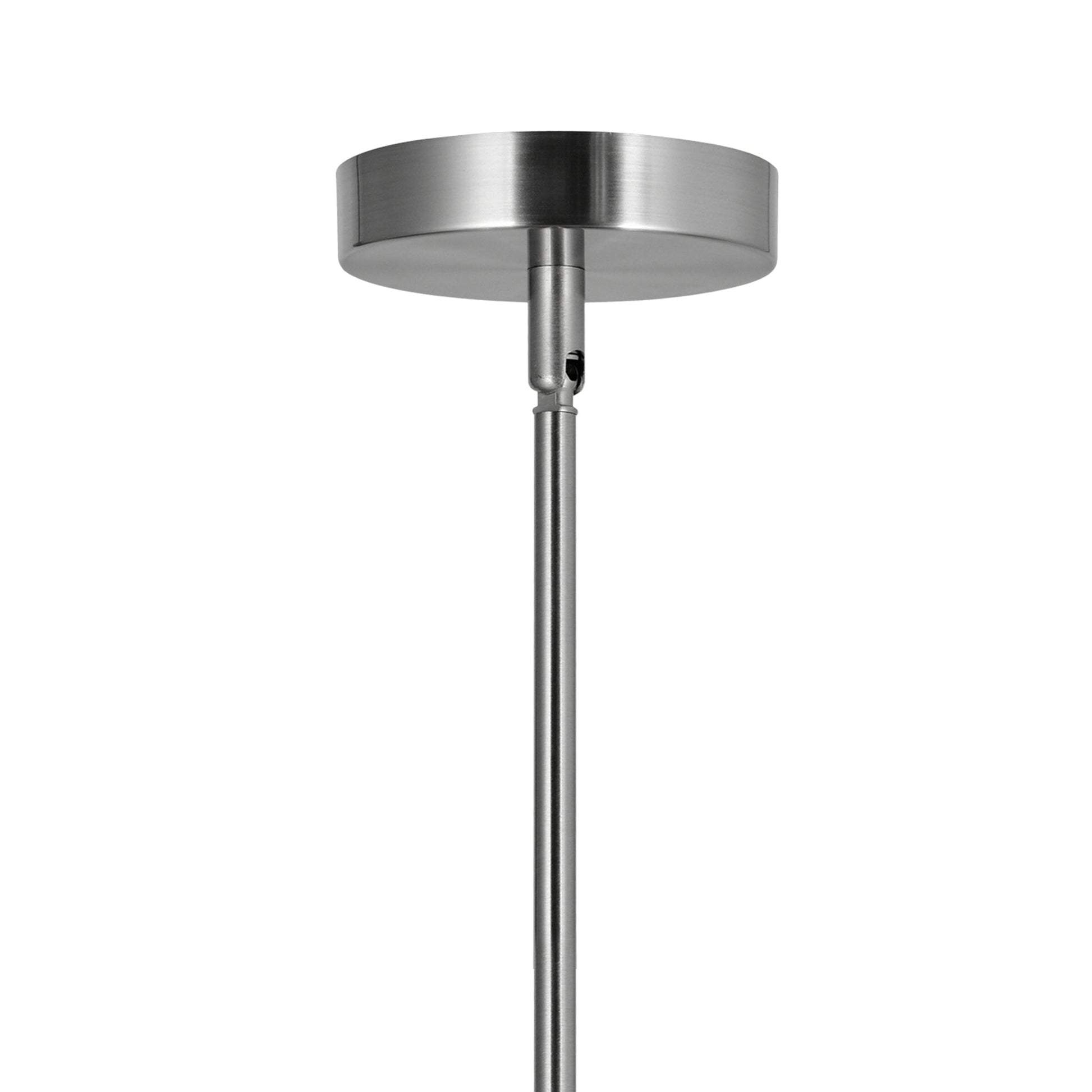Elton 1 Light Pendant With Satin Nickel Finish - CWI Lighting