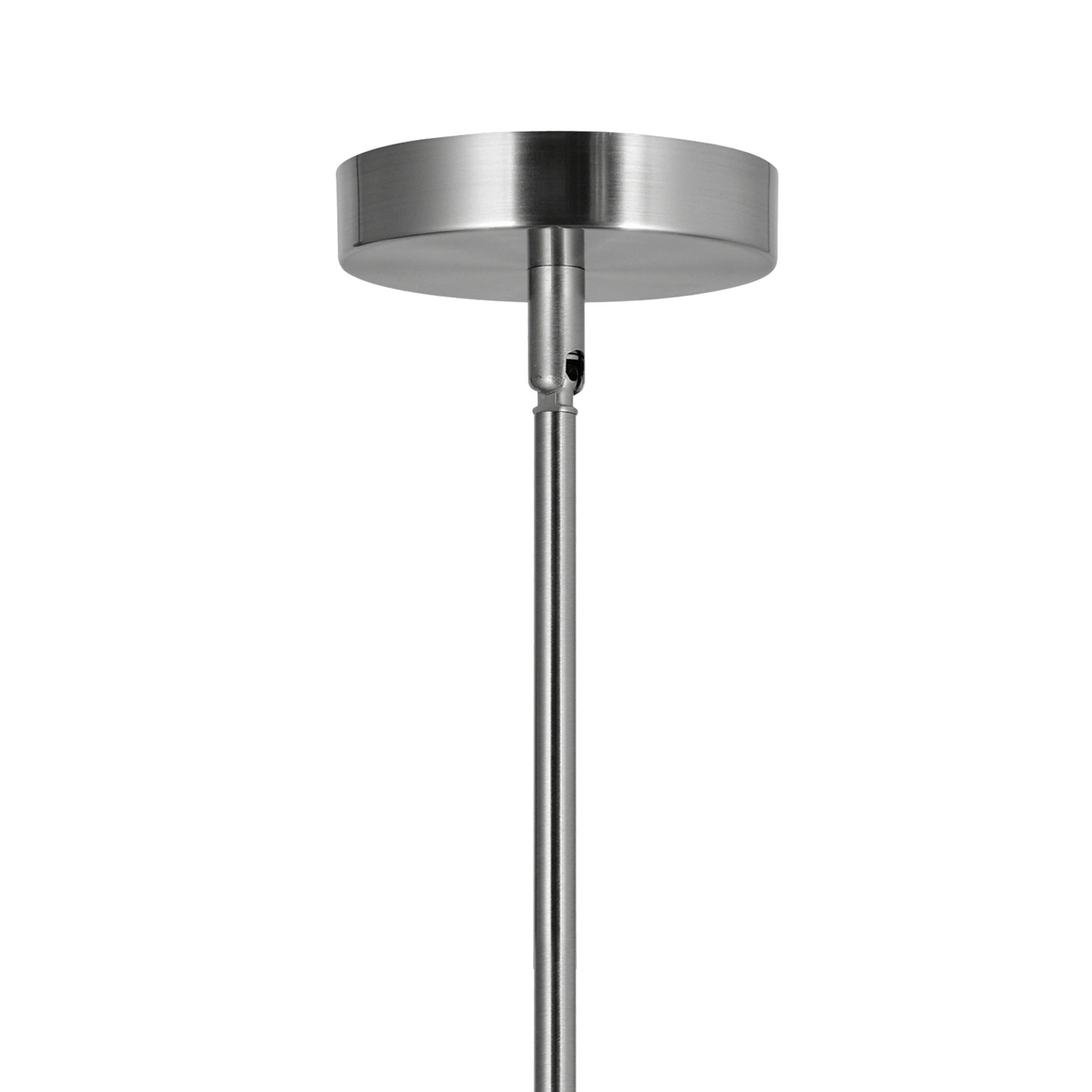 Elton 1 Light Pendant With Satin Nickel Finish - CWI Lighting