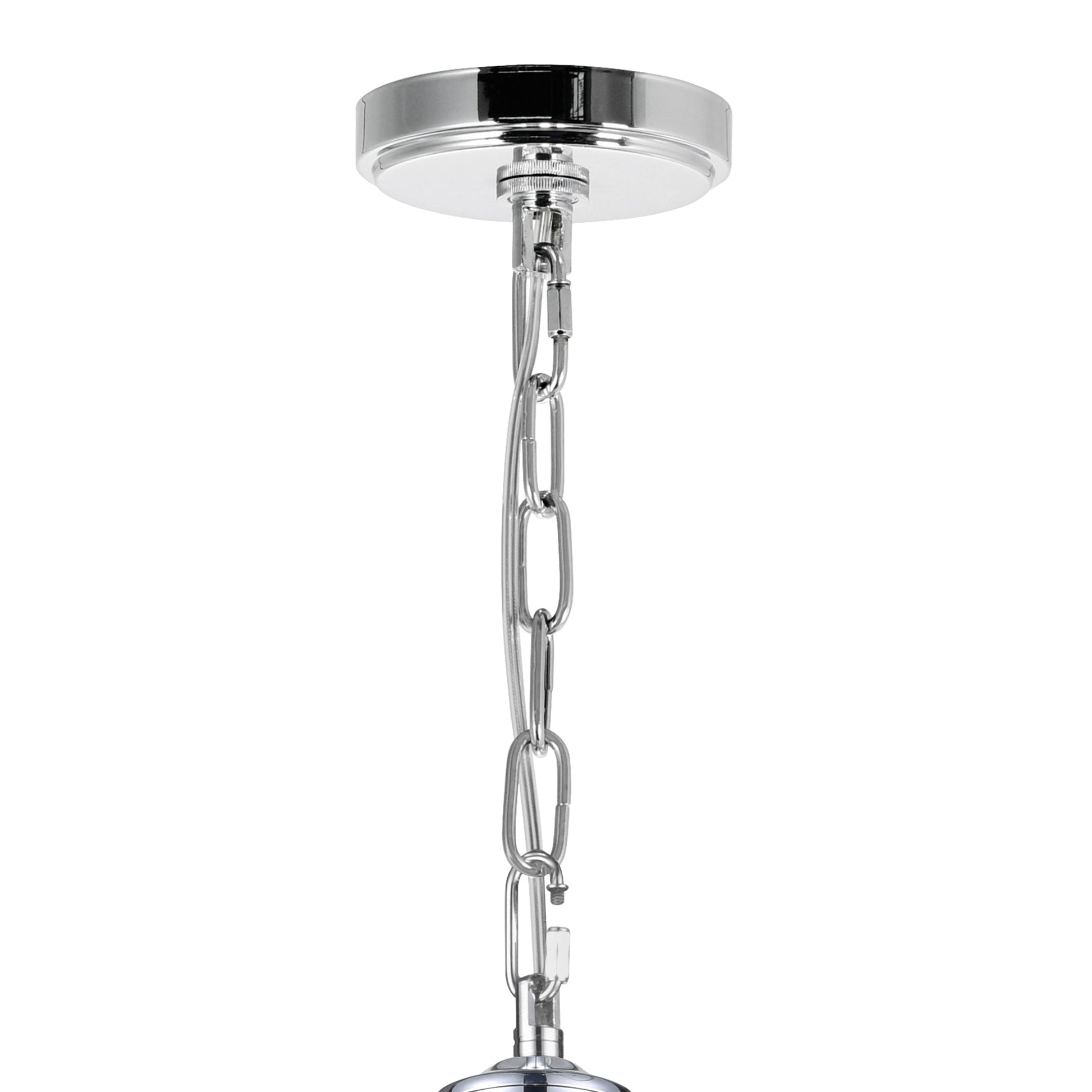 Esia 4 Light Chandelier With Chrome Finish - CWI Lighting