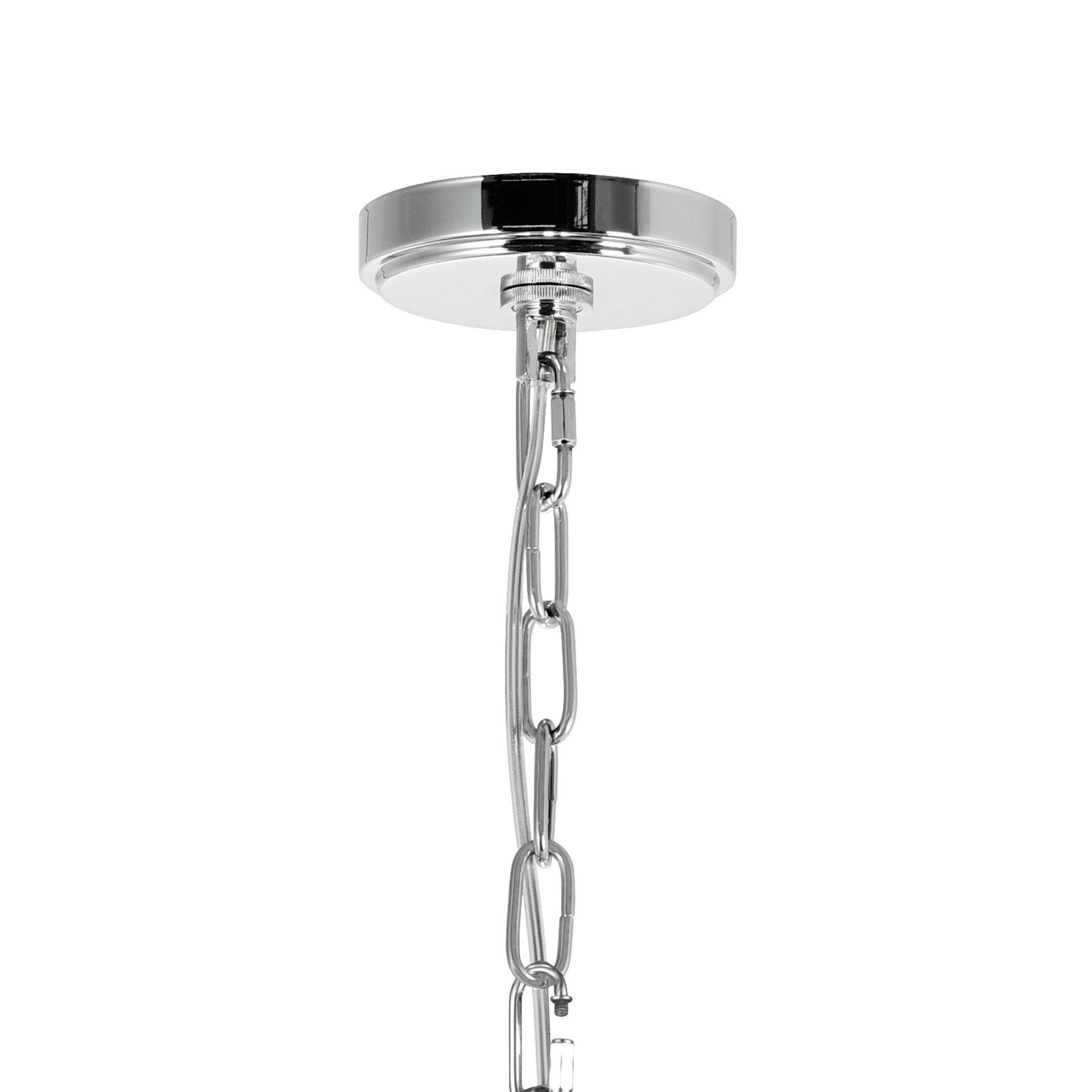 Esia 8 Light Chandelier With Chrome Finish - CWI Lighting