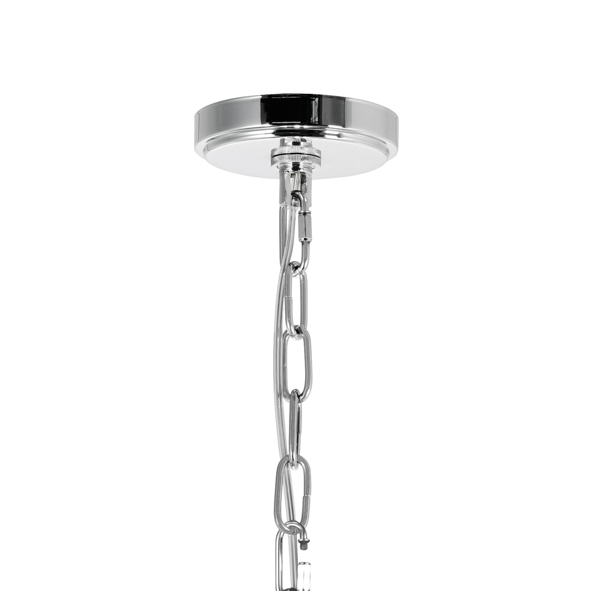 Esia 8 Light Chandelier With Chrome Finish - CWI Lighting