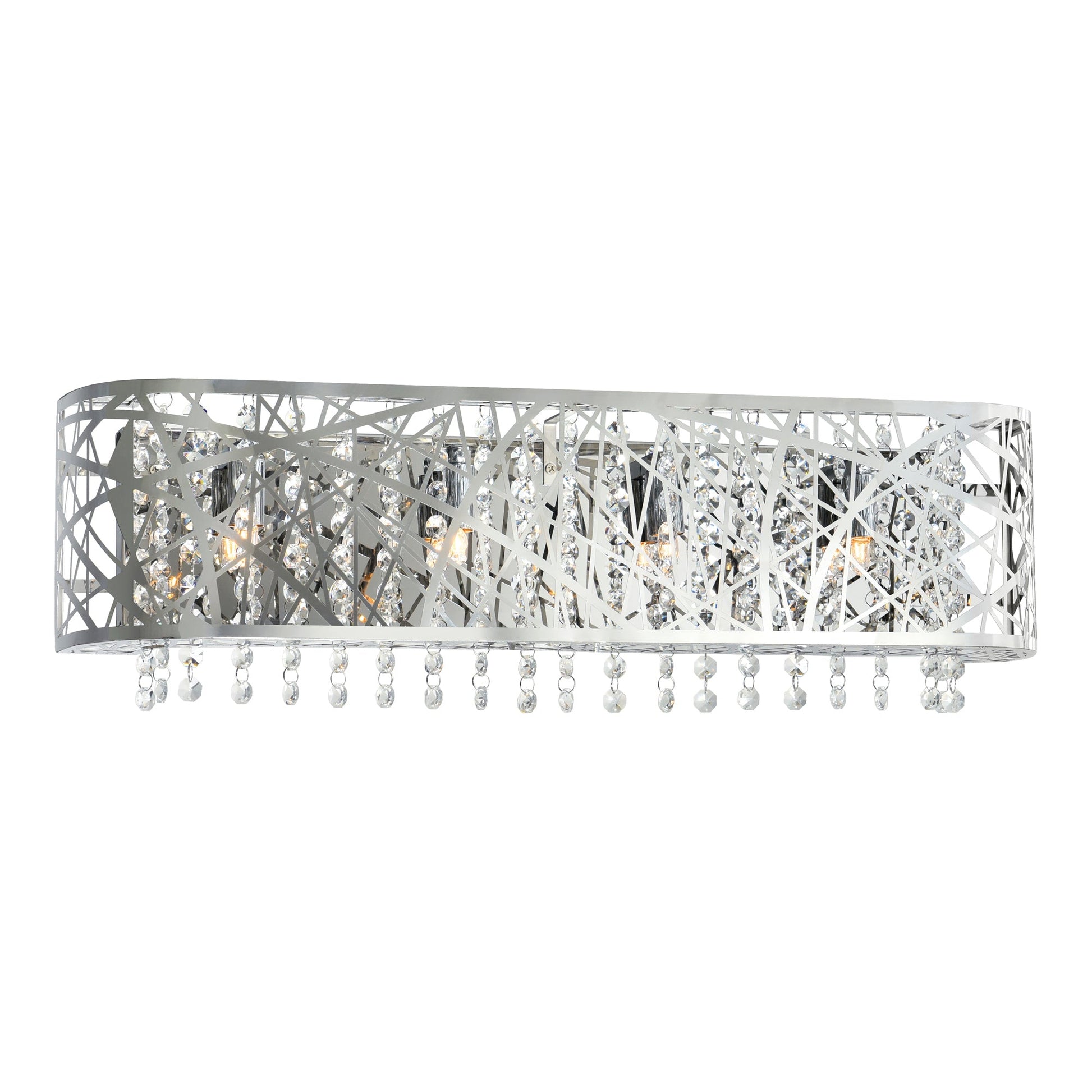 Eternity 4 Light 26in Chrome Vanity Light - CWI Lighting