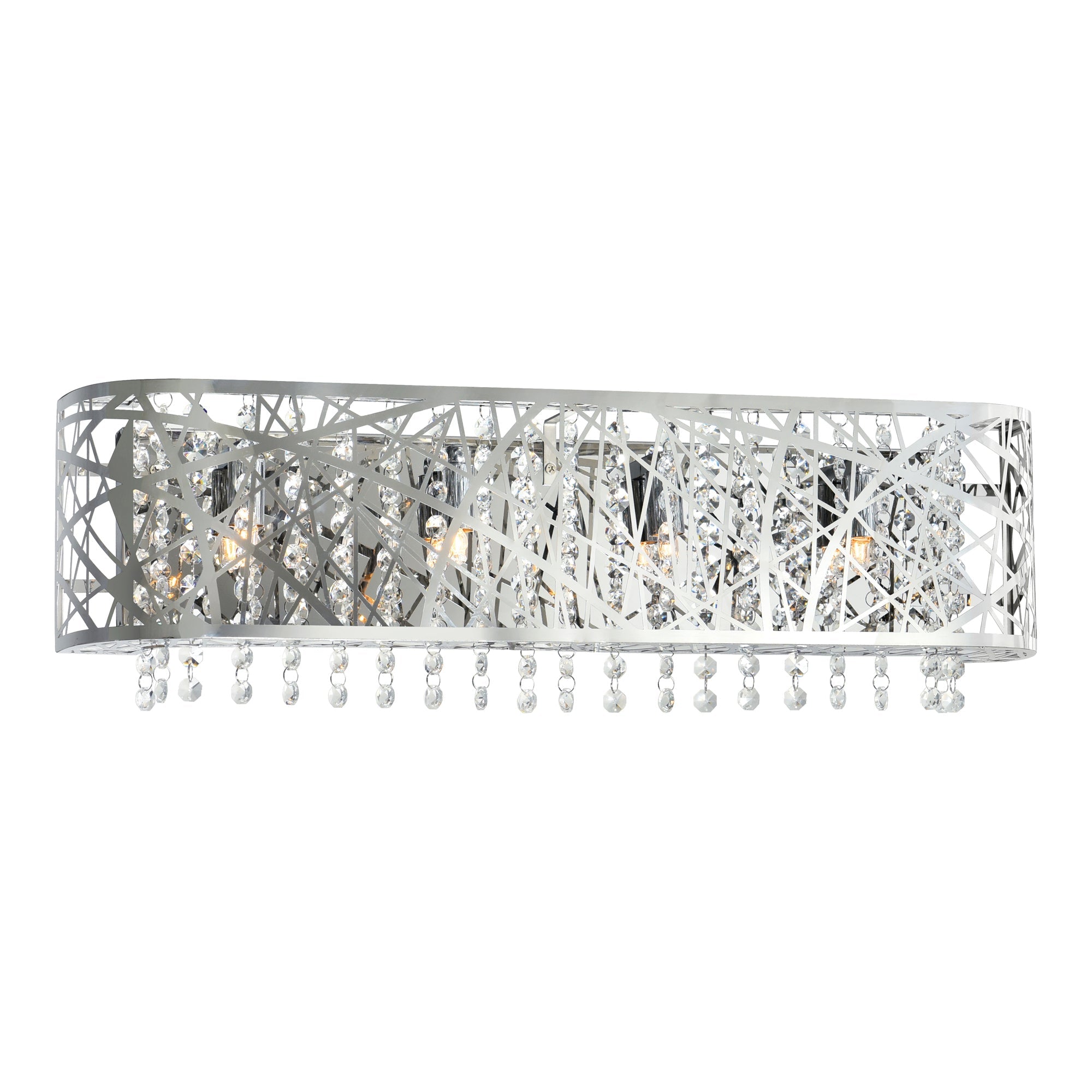 Eternity 4 Light 26in Chrome Vanity Light - CWI Lighting