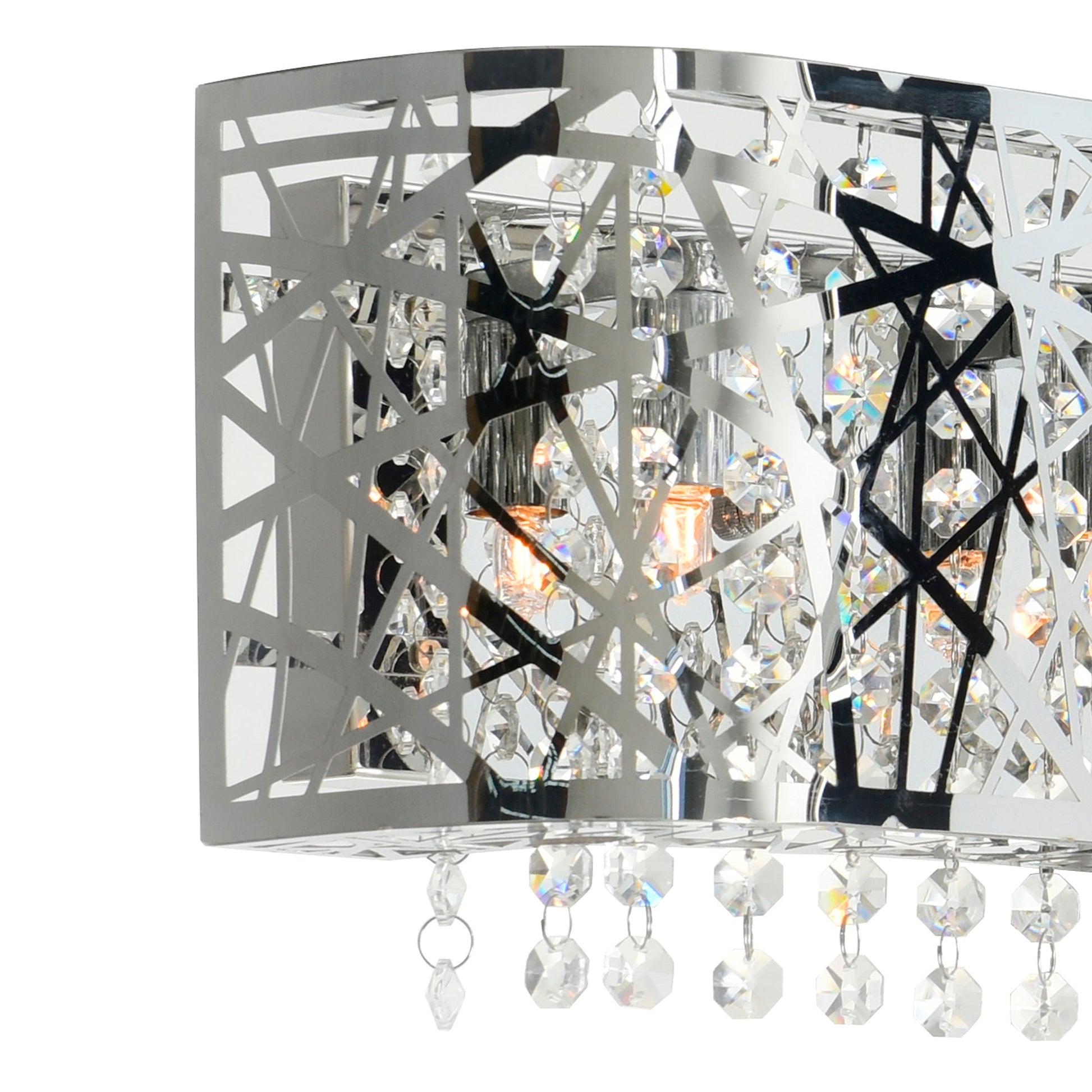 Eternity 4 Light 26in Chrome Vanity Light - CWI Lighting
