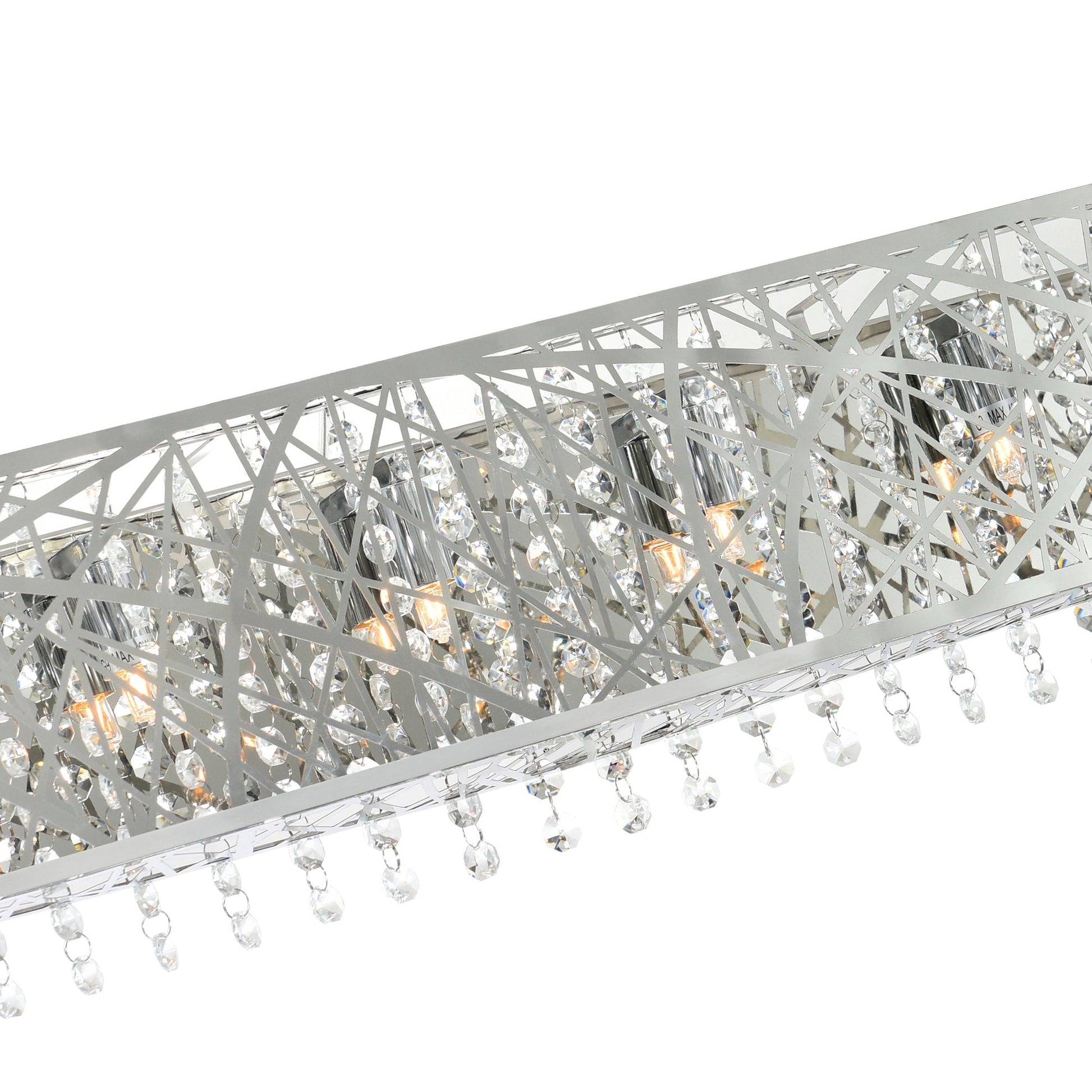 Eternity 6 Light 32in Chrome Vanity Light - CWI Lighting