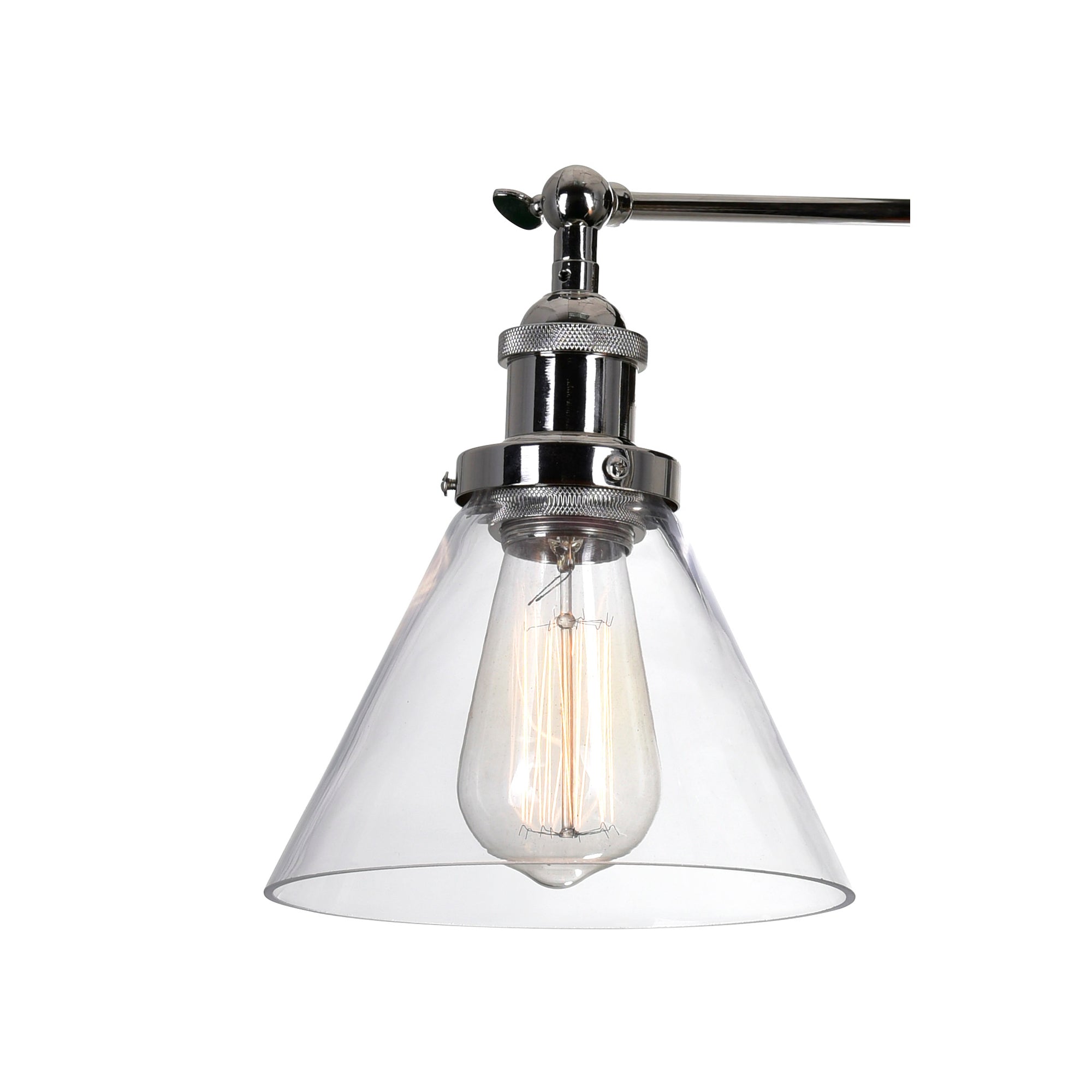 Eustis 2 Light 15in Polished Nickel Wall Sconce - CWI Lighting