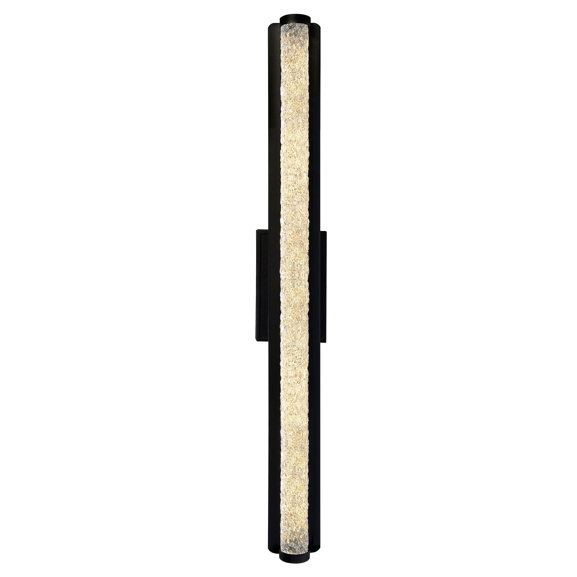 Fiji Integrated LED 24in Black Outdoor Wall Light - CWI Lighting