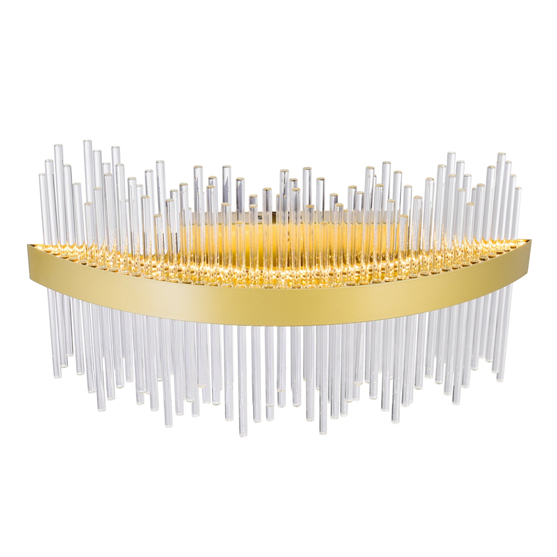 Genevieve Integrated LED Vanity Light With Medallion Gold Finish - CWI Lighting