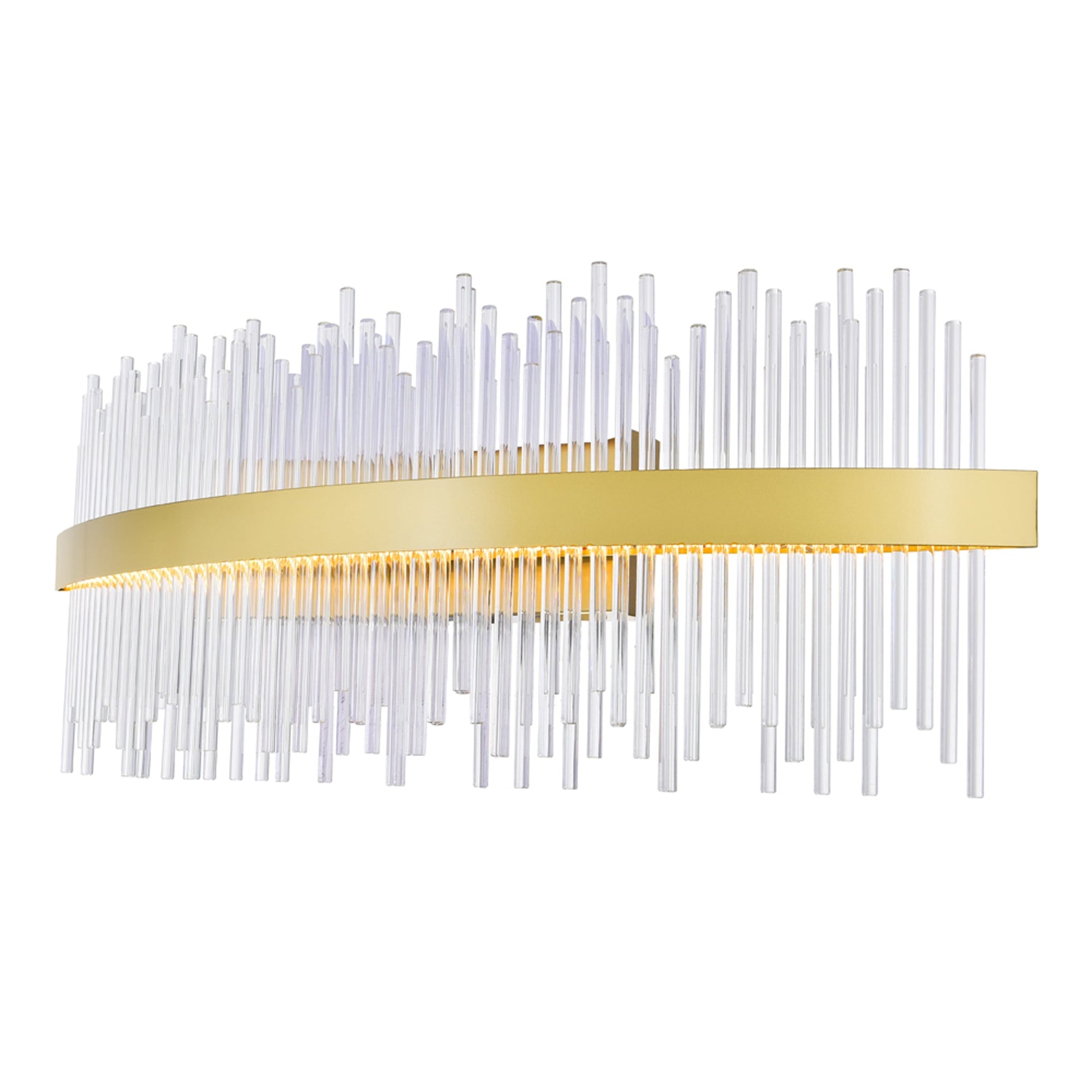 Genevieve Integrated LED Vanity Light With Medallion Gold Finish - CWI Lighting