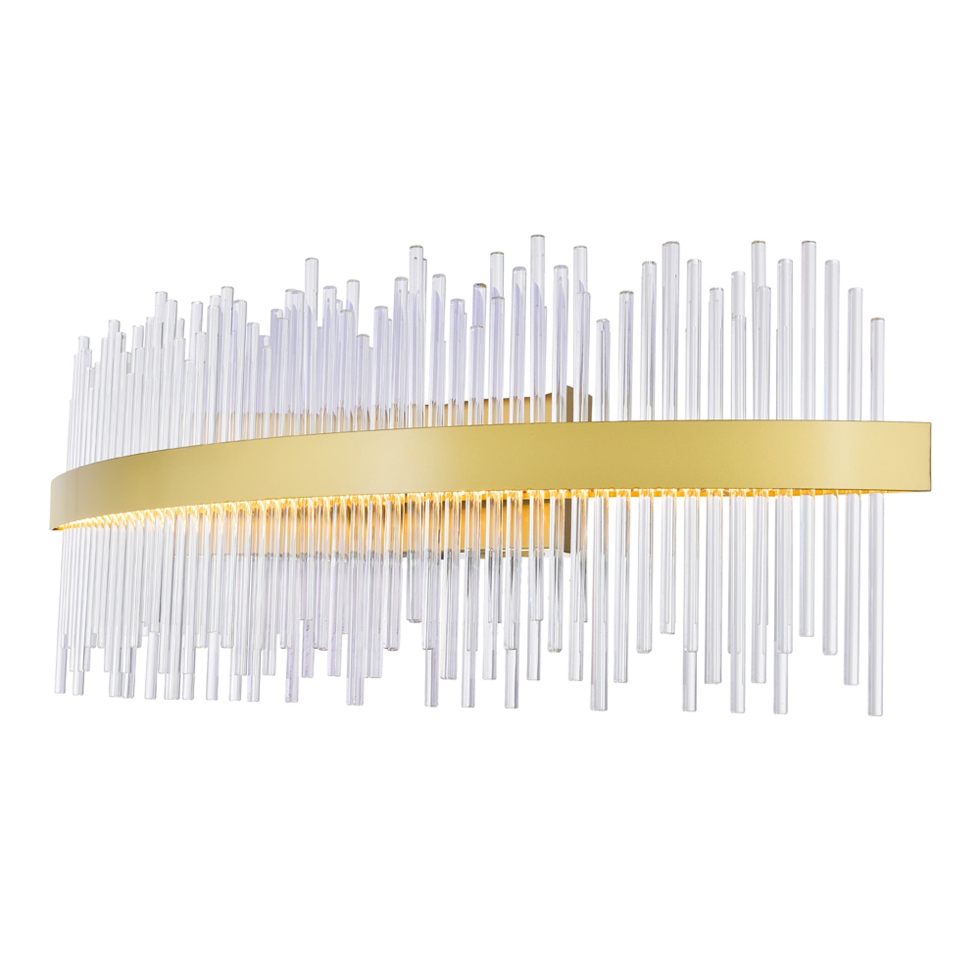 Genevieve Integrated LED Vanity Light With Medallion Gold Finish - CWI Lighting