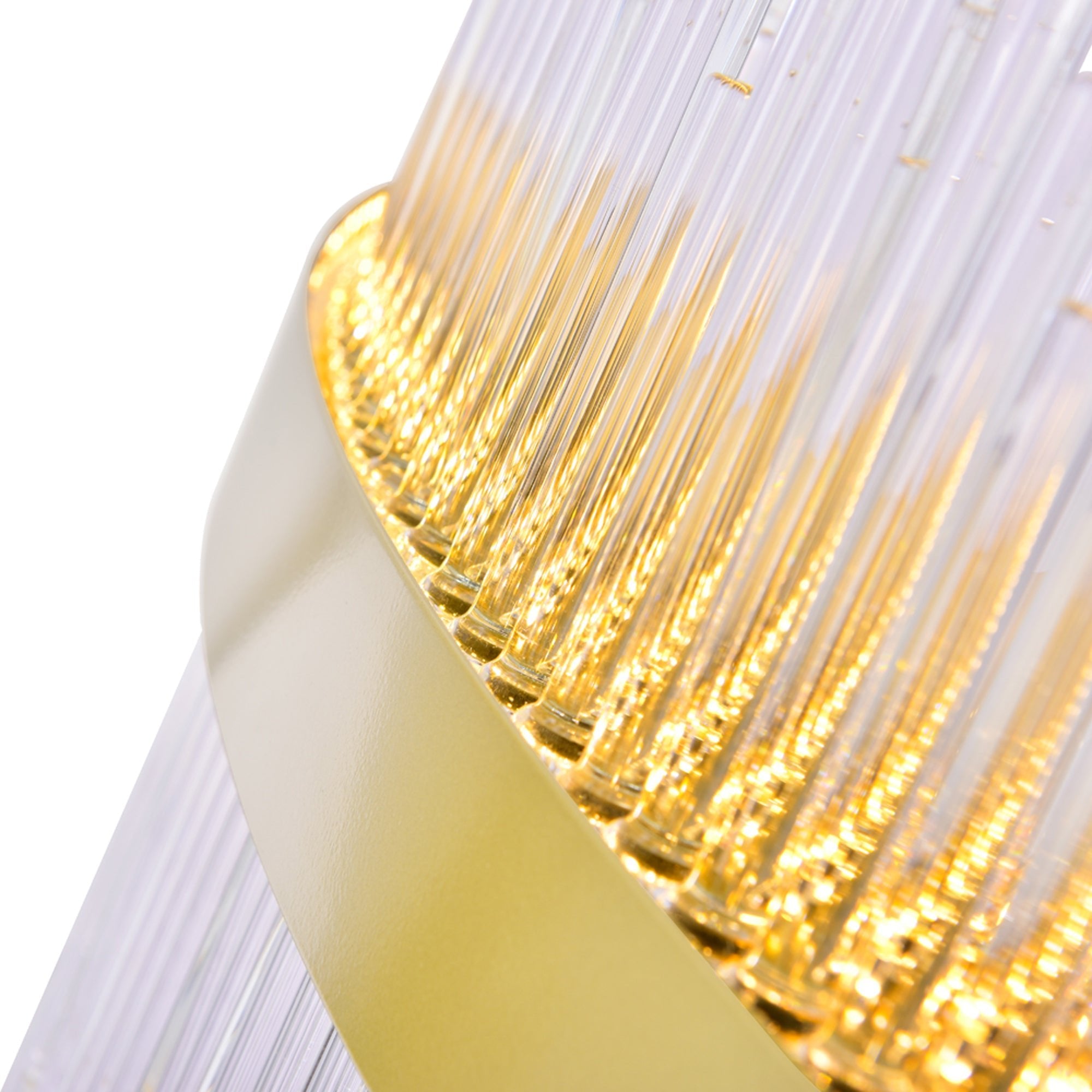 Genevieve Integrated LED Vanity Light With Medallion Gold Finish - CWI Lighting