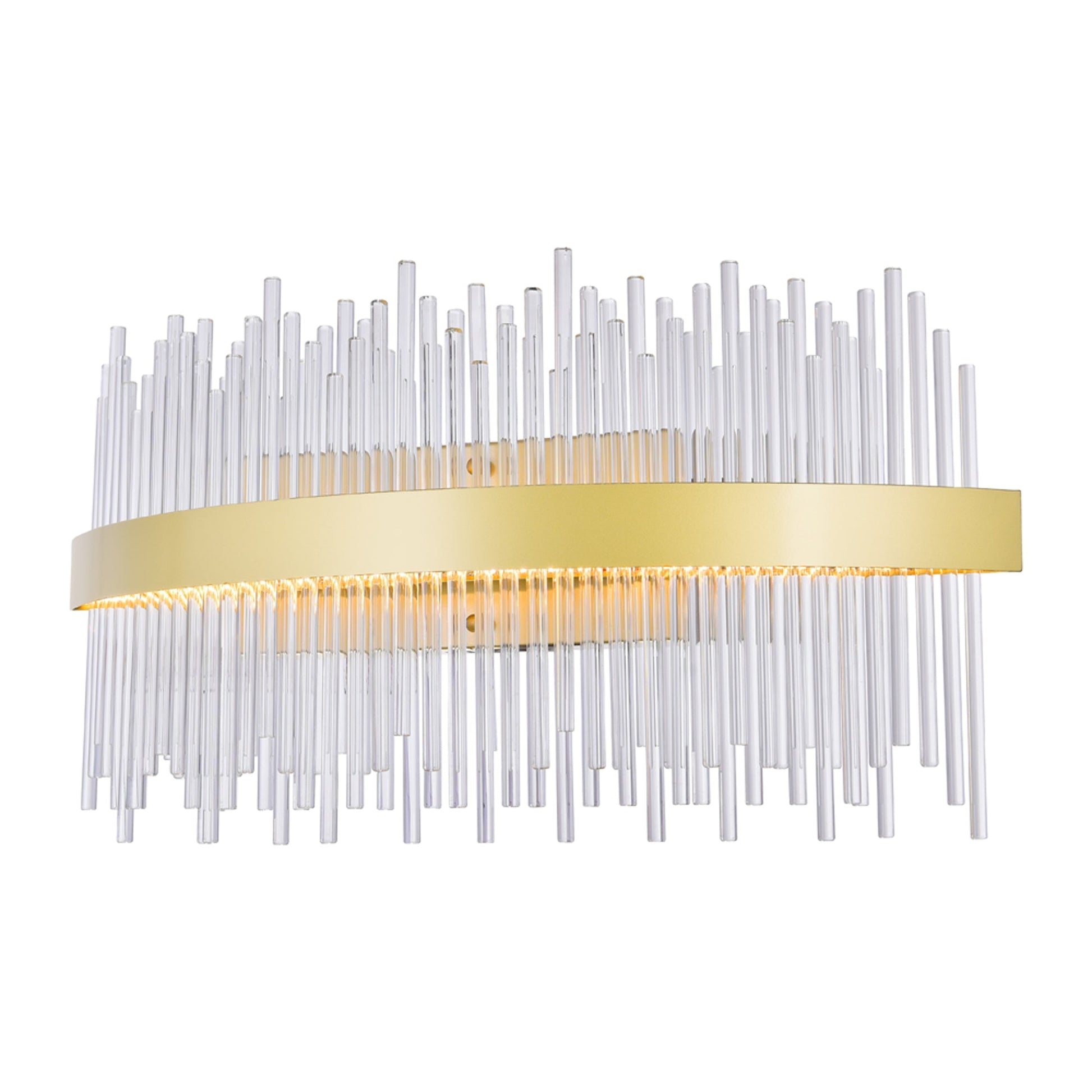 Genevieve Integrated LED Vanity Light With Medallion Gold Finish - CWI Lighting