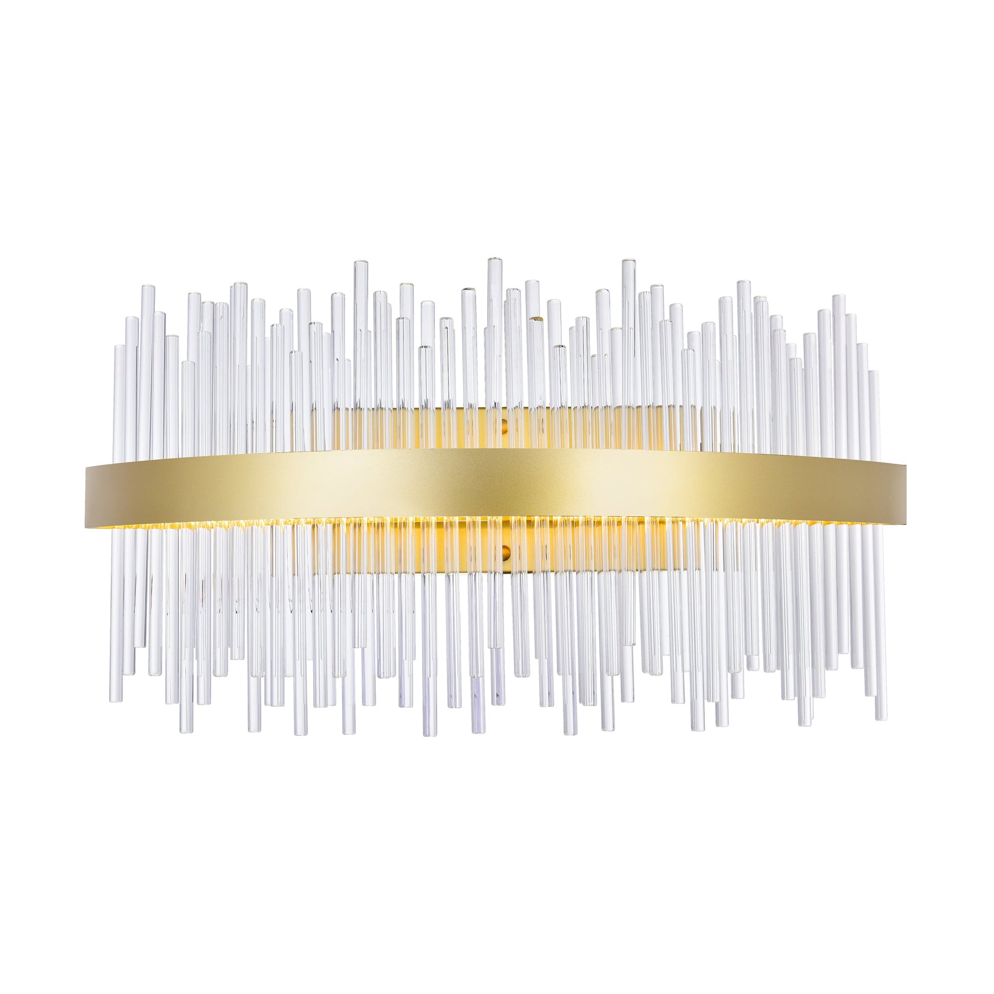 Genevieve Integrated LED Vanity Light With Medallion Gold Finish - CWI Lighting