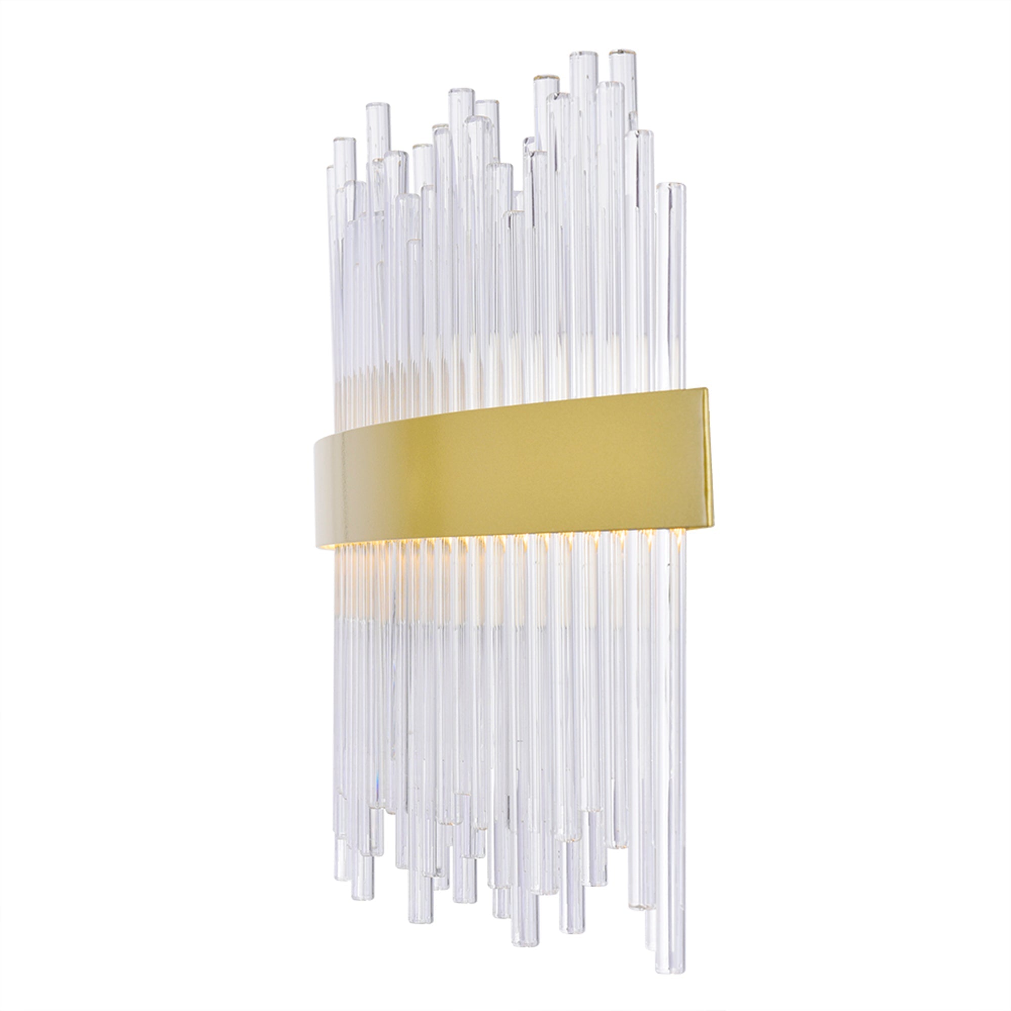 Genevieve Integrated LED Vanity Light With Medallion Gold Finish - CWI Lighting