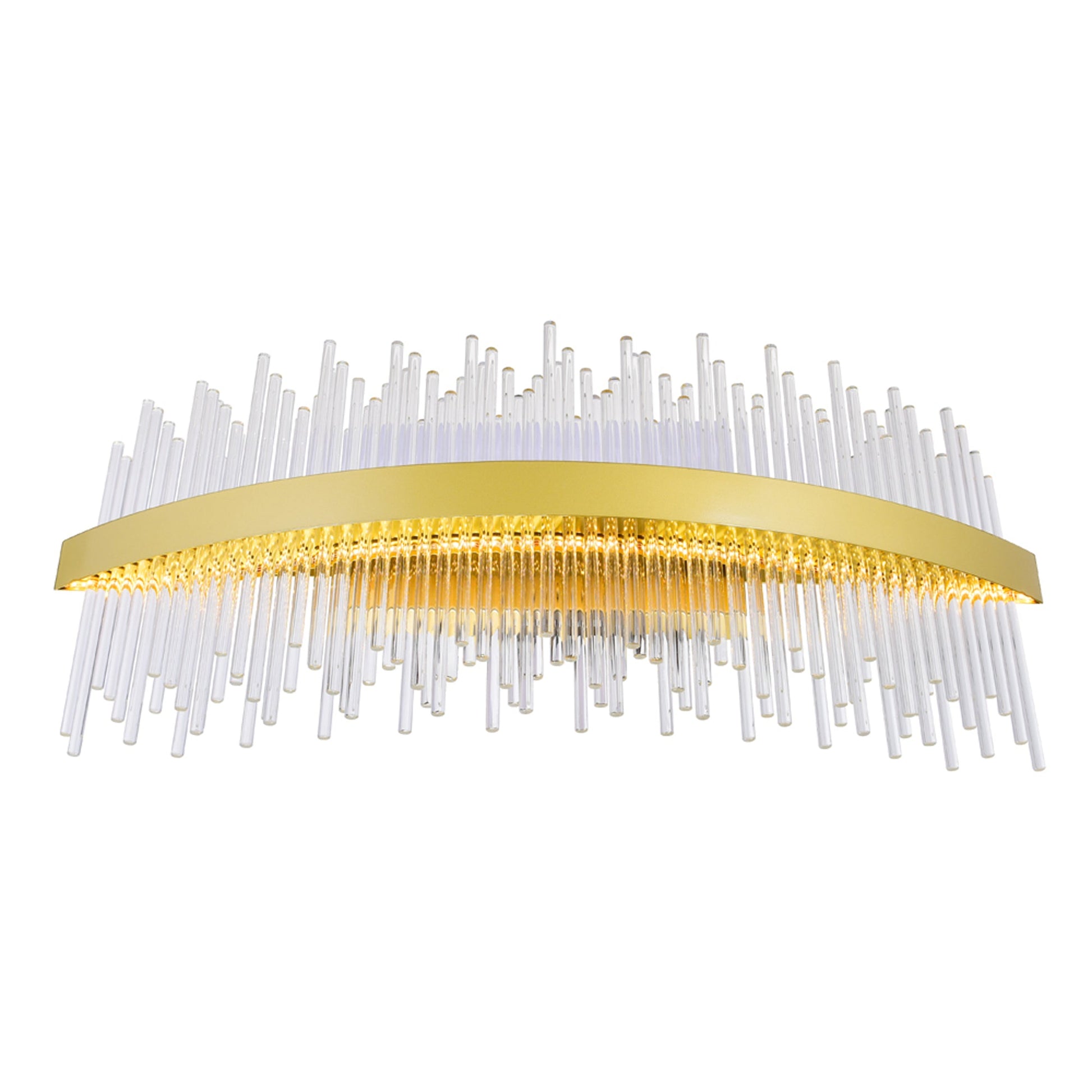 Genevieve Integrated LED Vanity Light With Medallion Gold Finish - CWI Lighting
