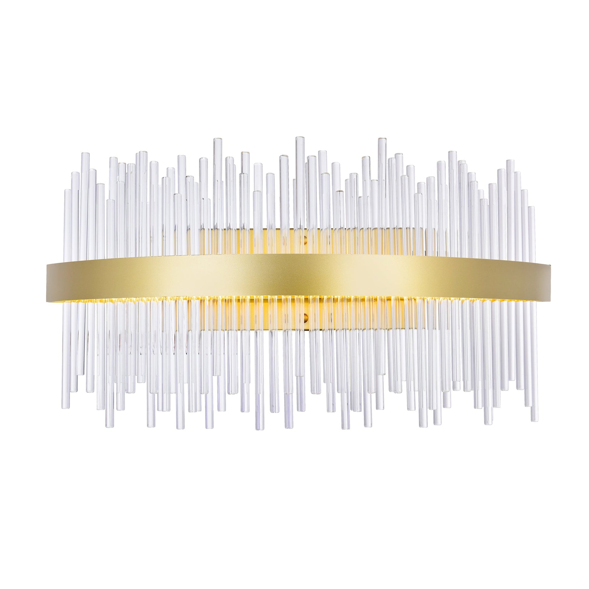 Genevieve Integrated LED Vanity Light With Medallion Gold Finish - CWI Lighting