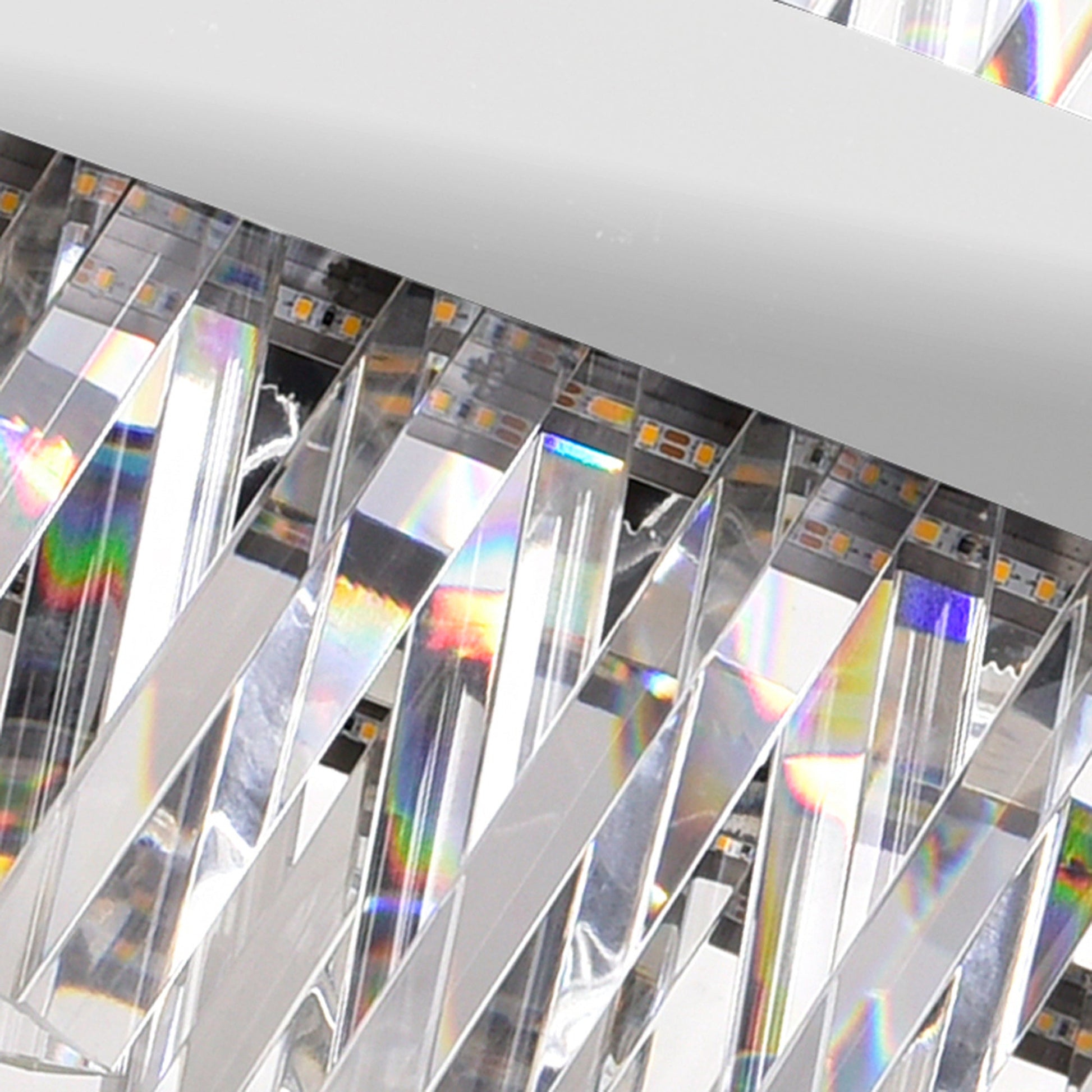 Glace LED Chandelier With Chrome Finish - CWI Lighting