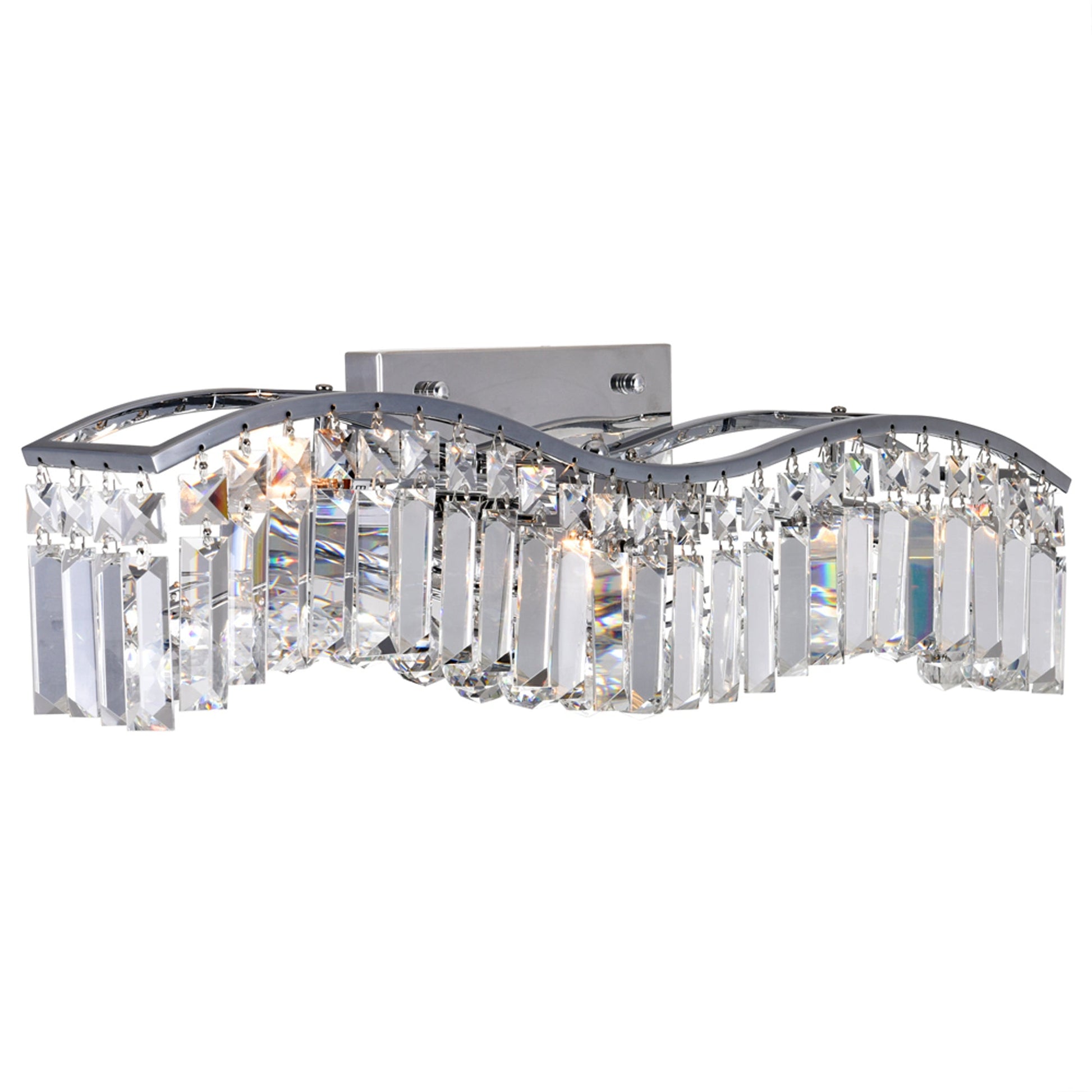 Glamorous 3 Light Vanity Light With Chrome Finish - CWI Lighting