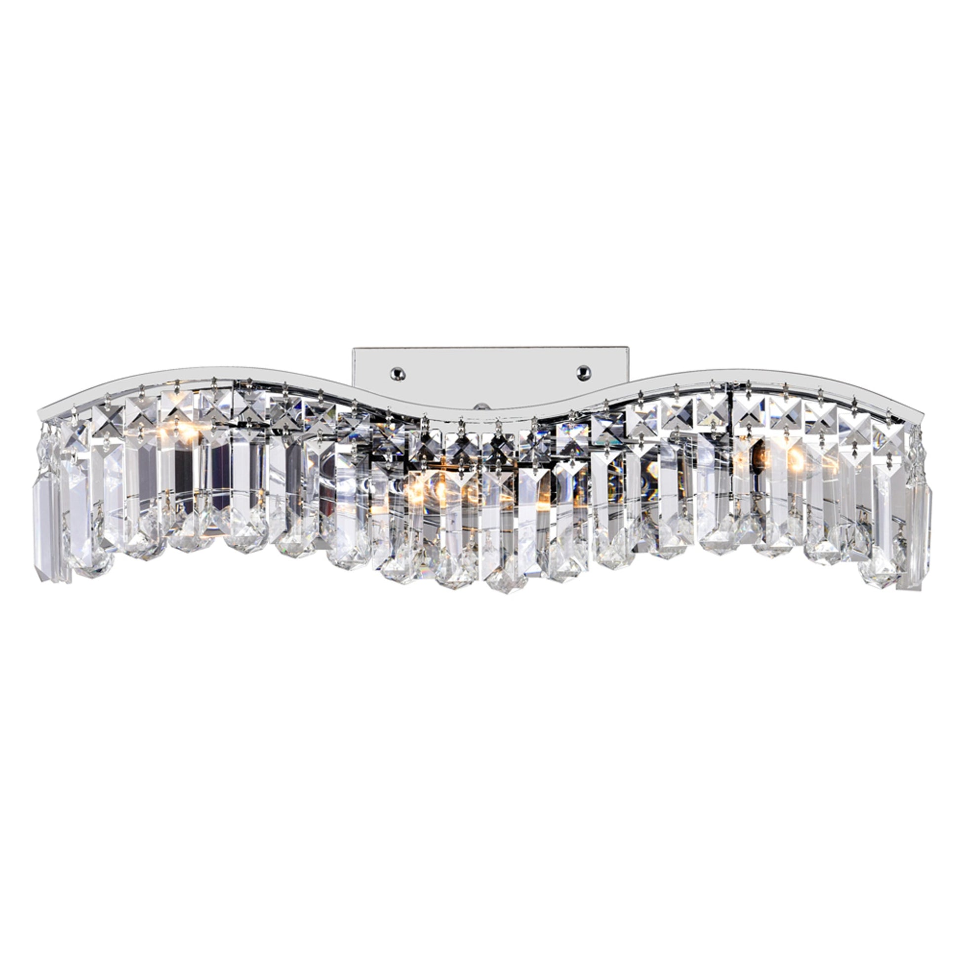 Glamorous 3 Light Vanity Light With Chrome Finish - CWI Lighting