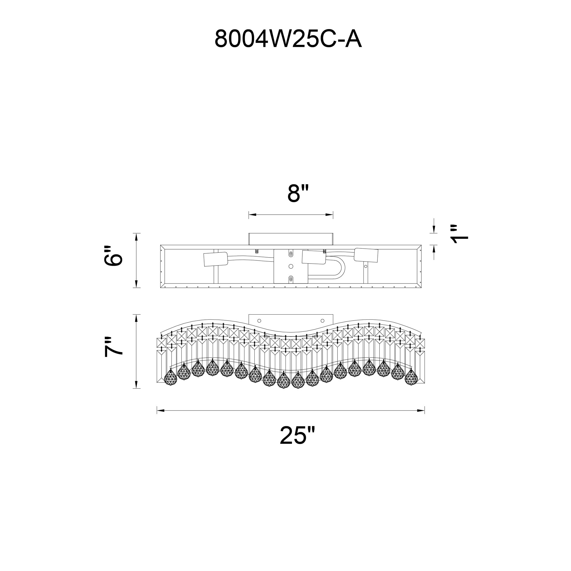 Glamorous 3 Light Vanity Light With Chrome Finish - CWI Lighting