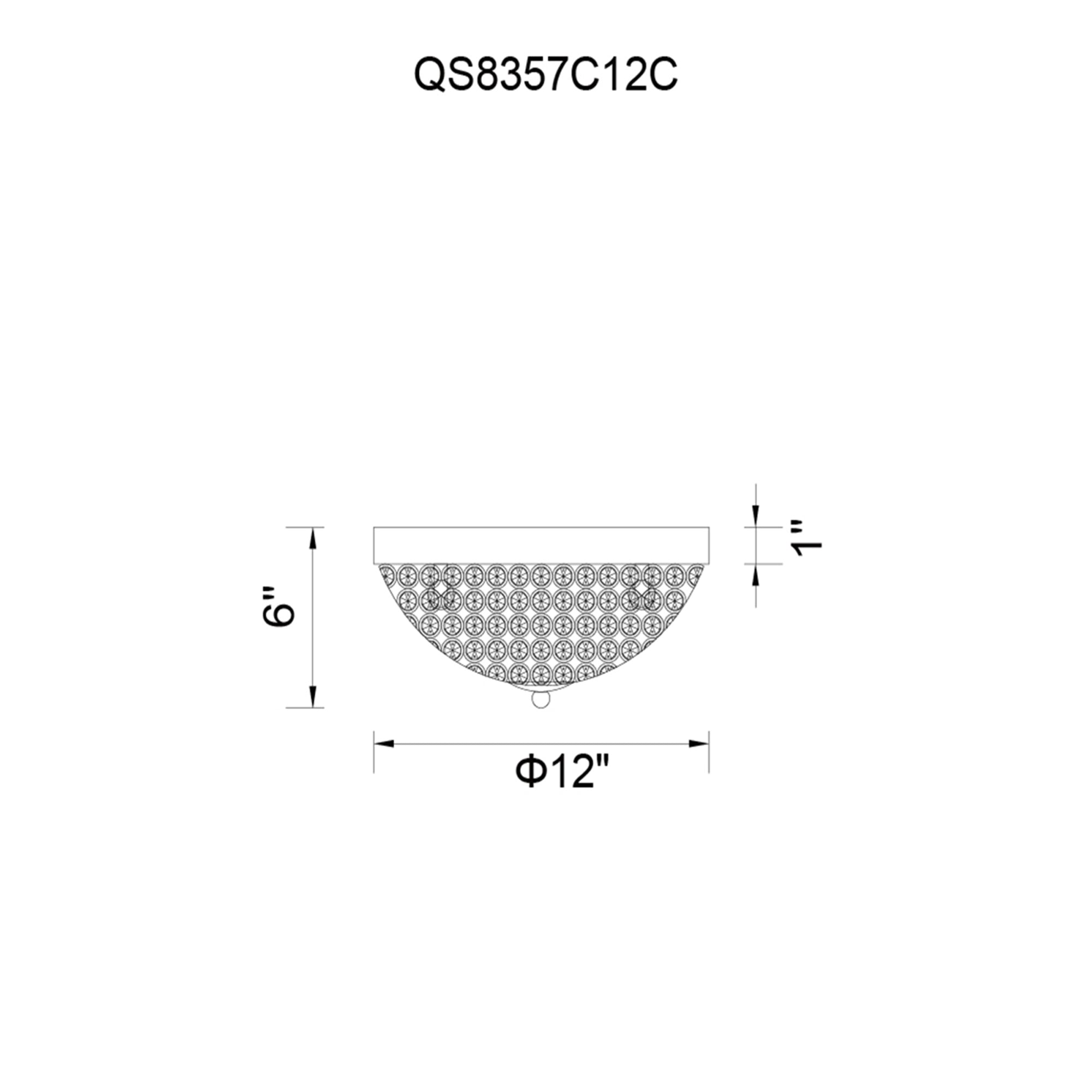 Globe 3 Light 12in Chrome Bowl Flush Mount - CWI Lighting